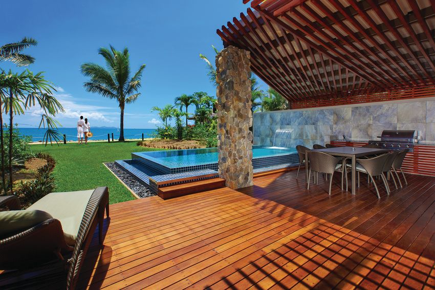 Wyndham Denarau Island in Fiji offers oceanfront presidential suites with their own private plunge pools.