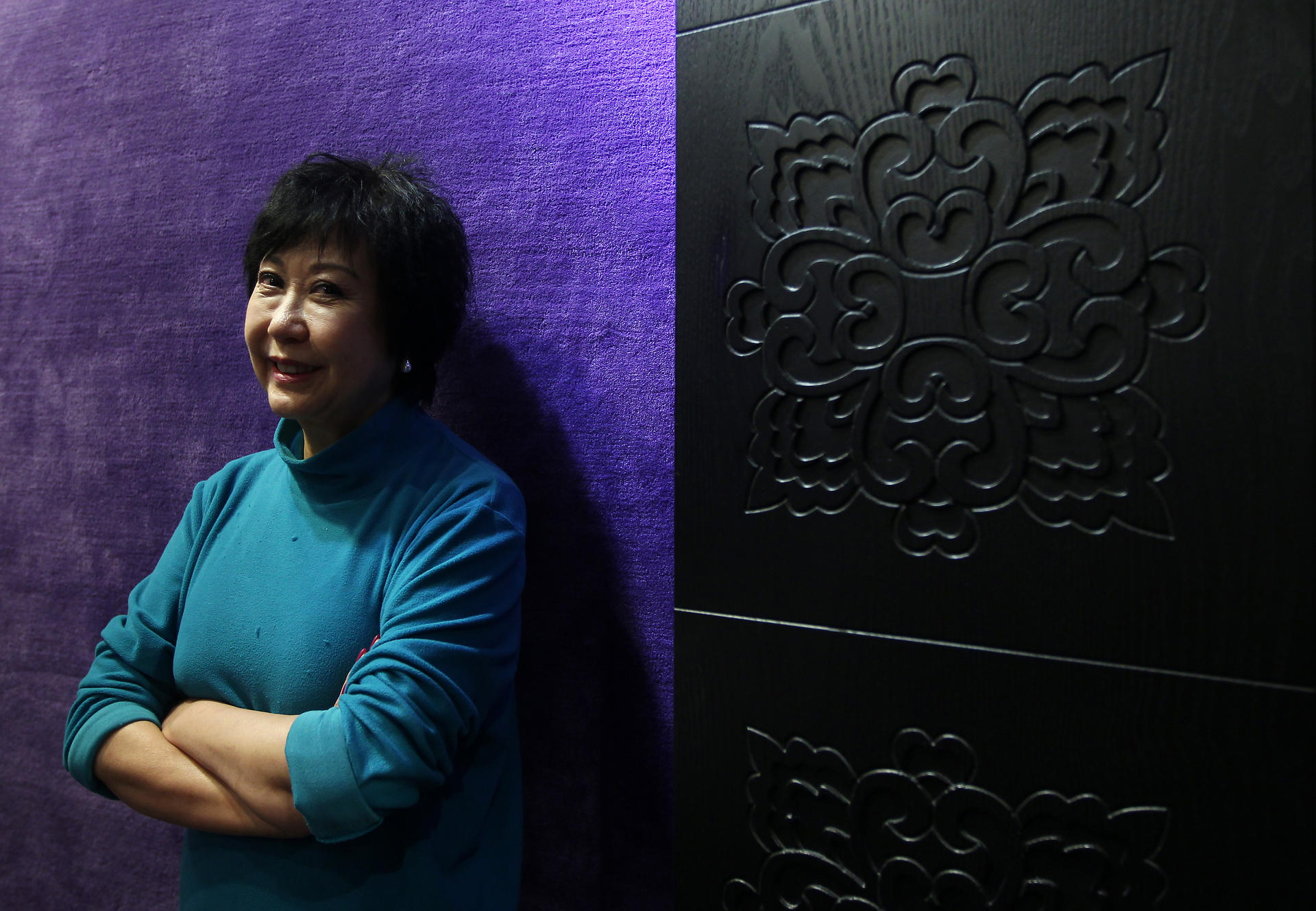 TV chef May Fung at Celebrity Cuisine, one of her favourite local restaurants.  Photos: Jonathan Wong