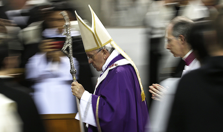 Pope Francis has been emphatic in saying that women cannot be priests. Photo: AP
