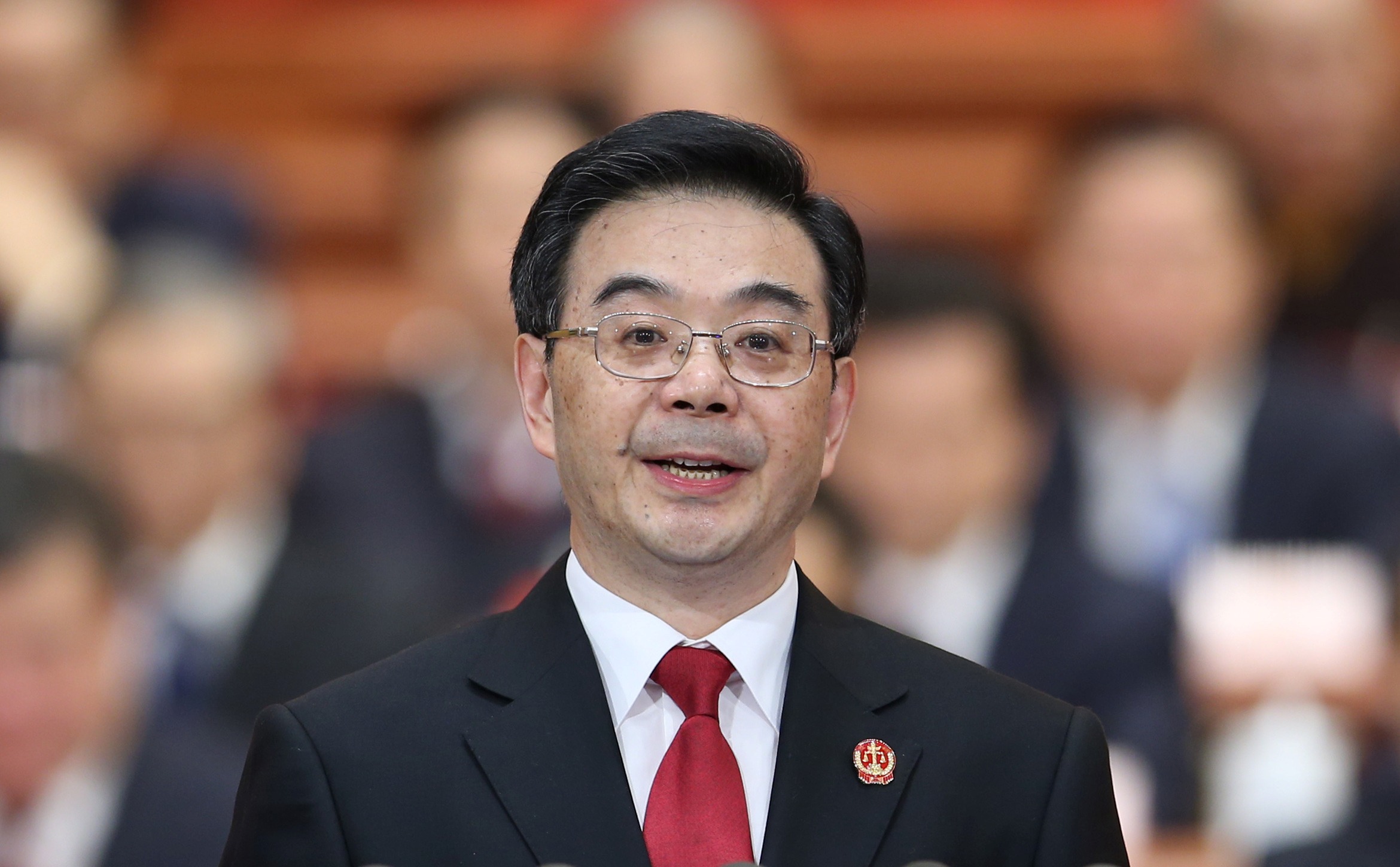 Zhou Qiang, president of the Supreme People's Court