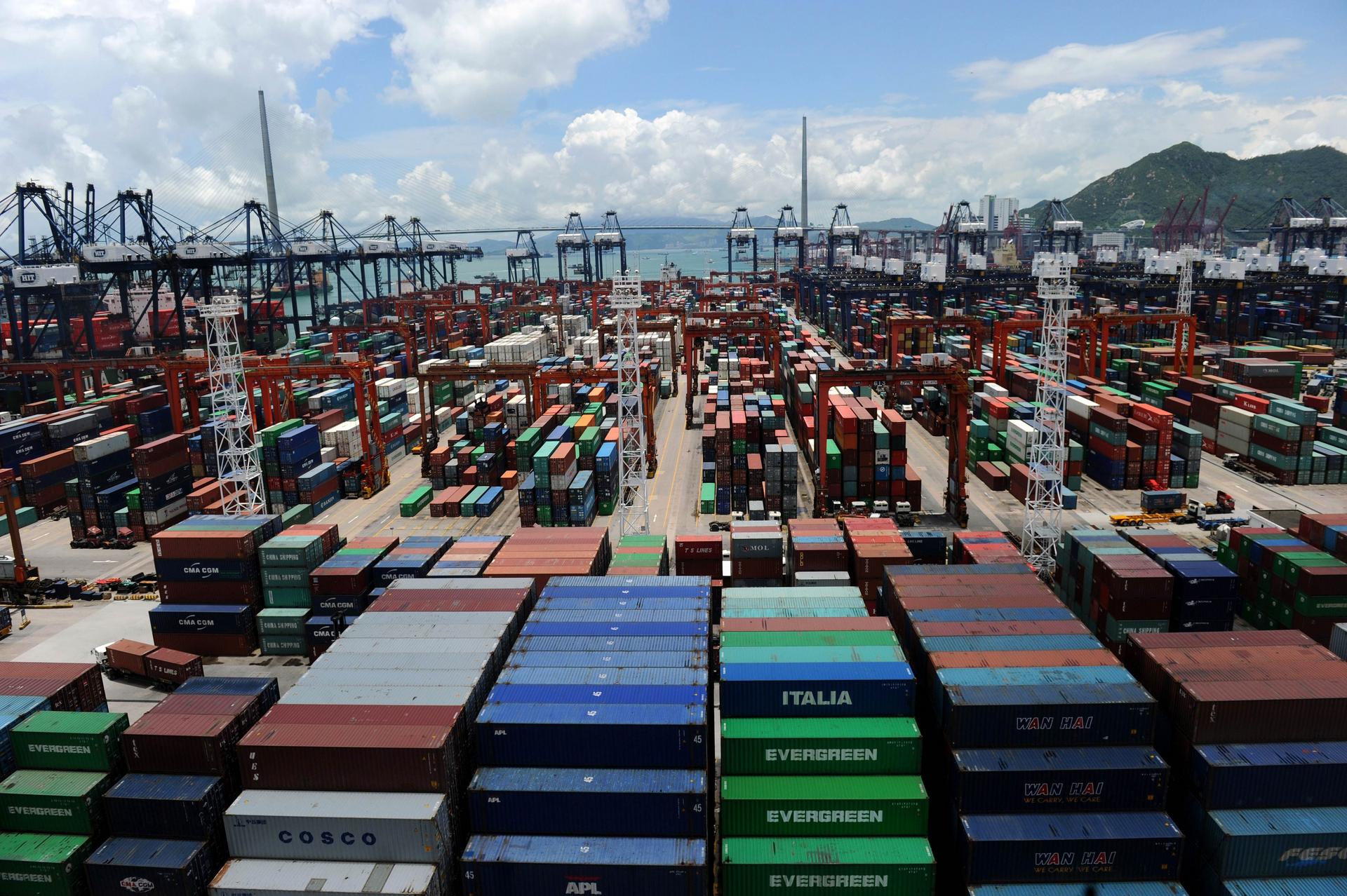 Hong Kong exporters are more confident in their outlook. Photo: AFP