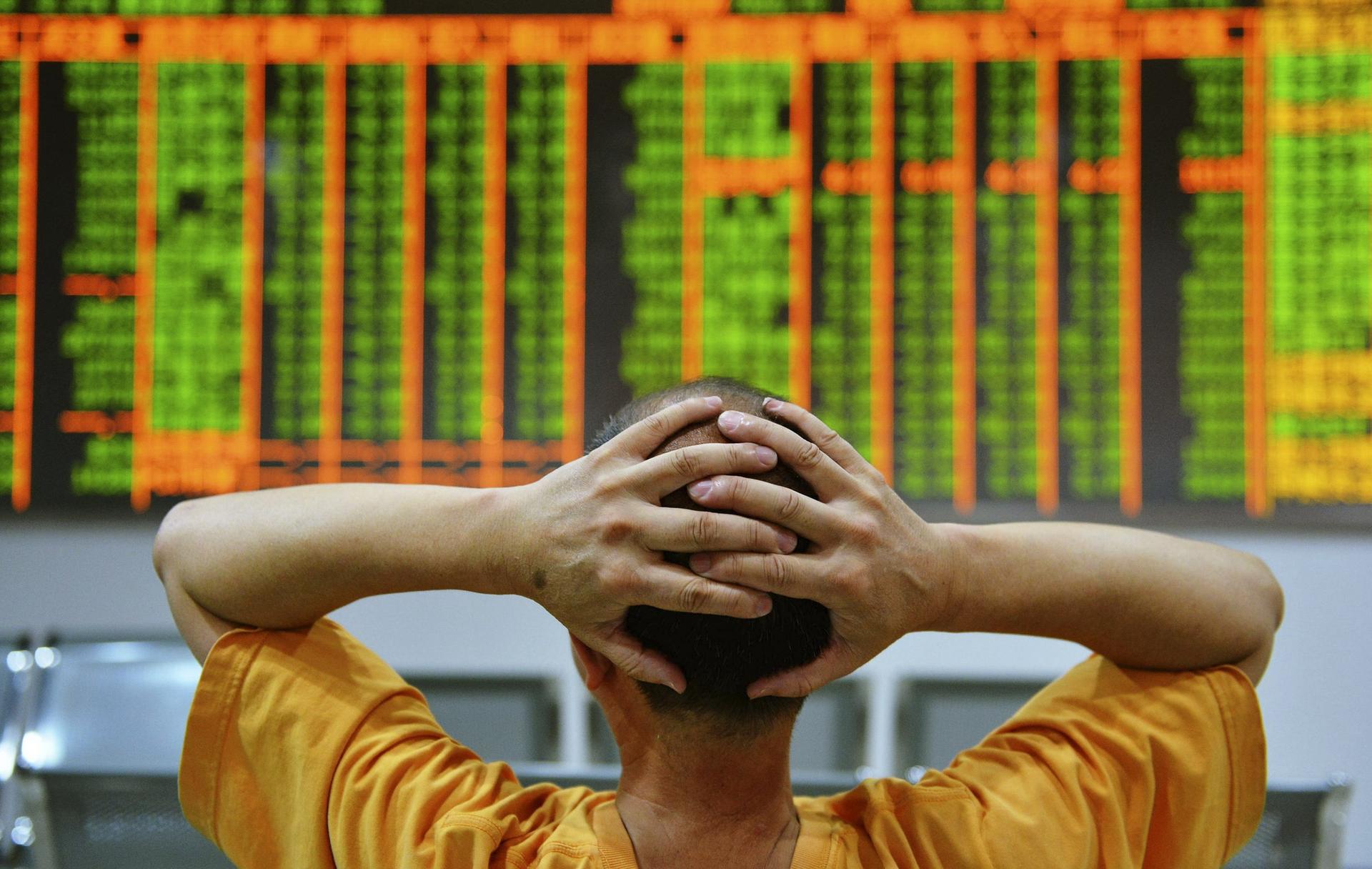Since China's stock market was created in 1992, its price-earnings multiple has fallen from about 100 times to 20 times. Photo: Reuters