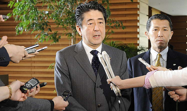 Shinzo Abe. Photo: AFP