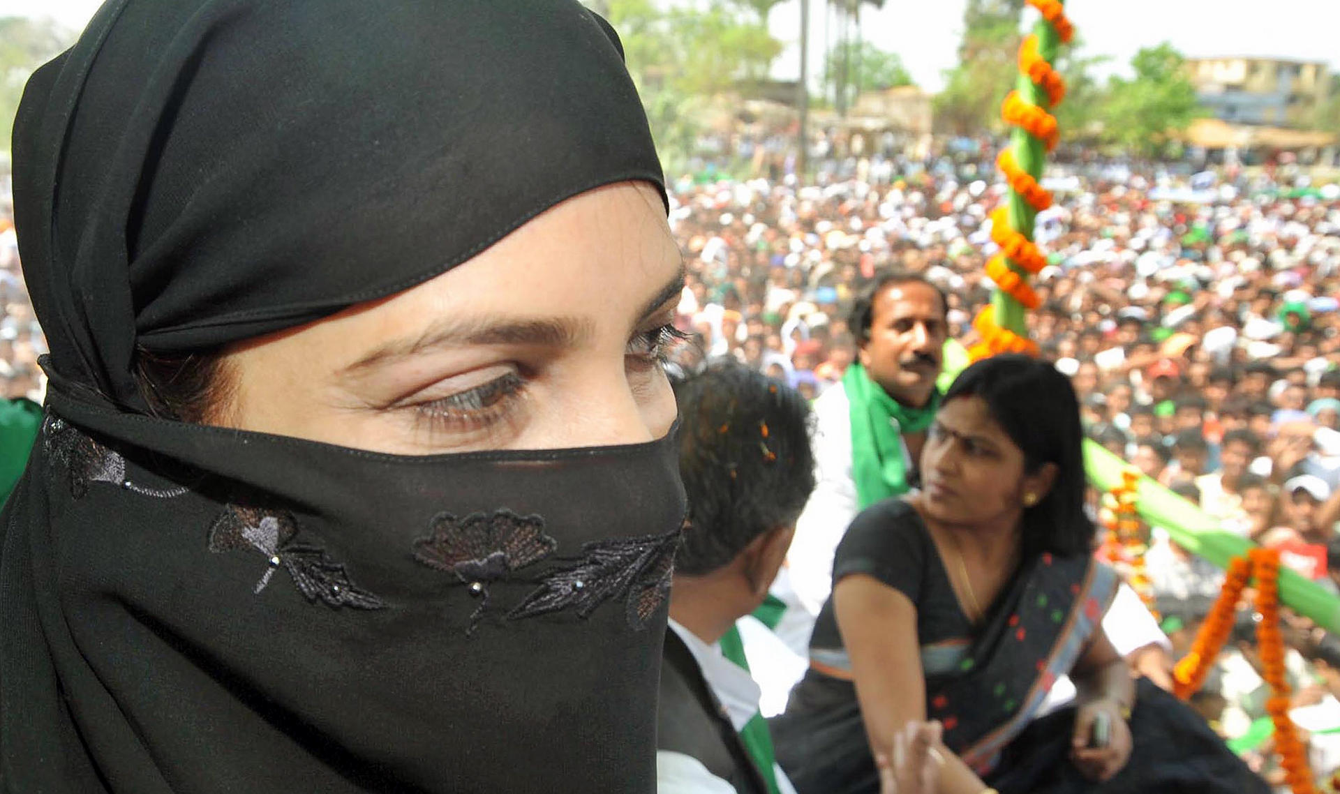 Heena Shahab, wife of former MP Mohammad Shahabuddin, is running on the RJD ticket. Photo: Asiapics