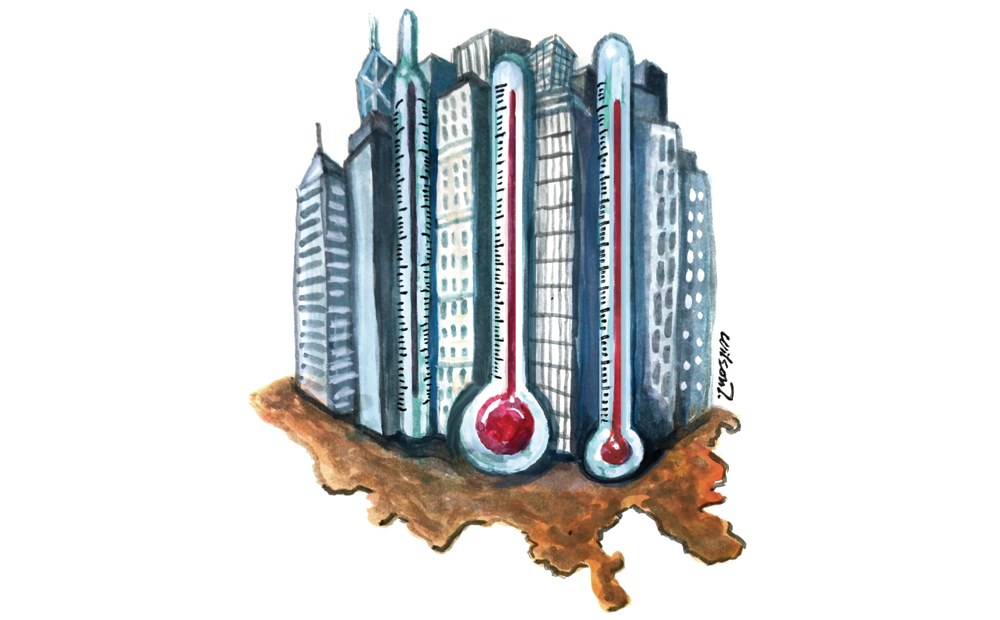 Rising urban temperatures also leads to increased energy consumption