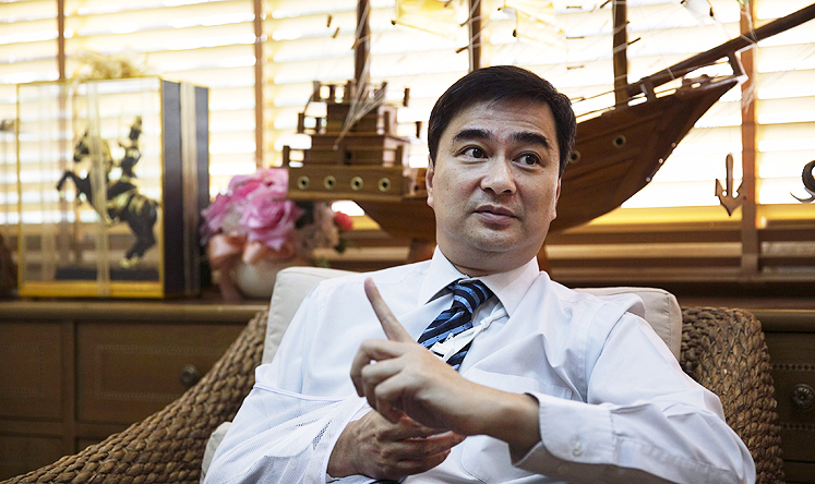 Thai opposition leader and former prime minister Abhisit Vejjajiva. Photo: Reuters