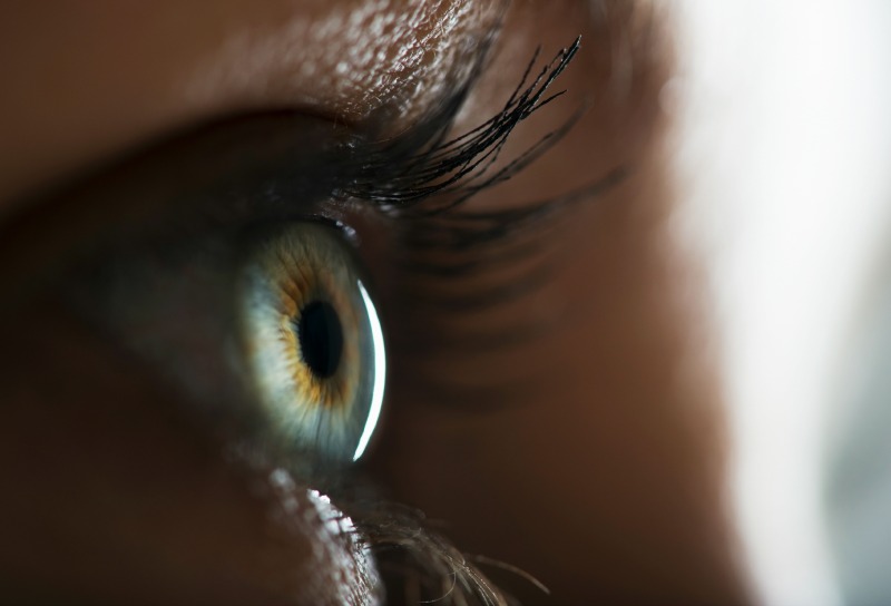 The lenses are designed to press on certain parts of the cornea. Photo: Tetra Images/Corbis