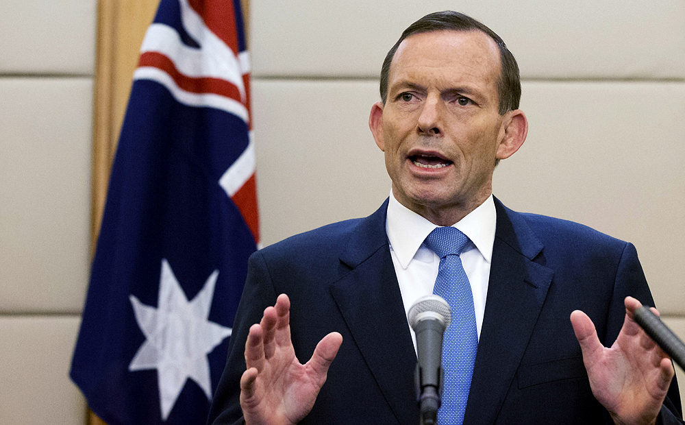 Australia's Prime Minister Tony Abbott. Photo: AP