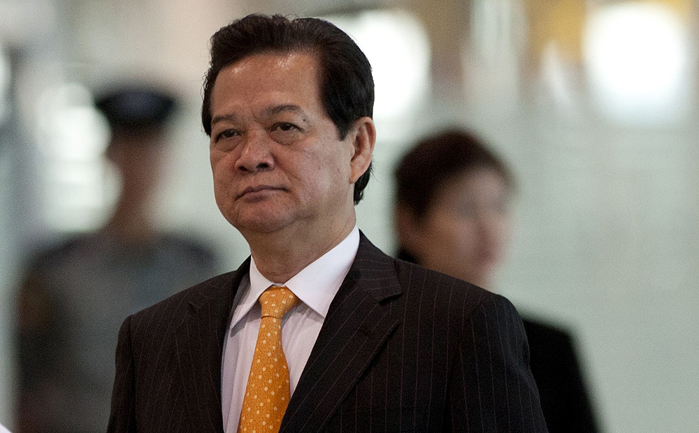 Vietnam’s Prime Minister Nguyen Tan Dung pictured during last week's Asean conference in Myanmar. Photo: AFP