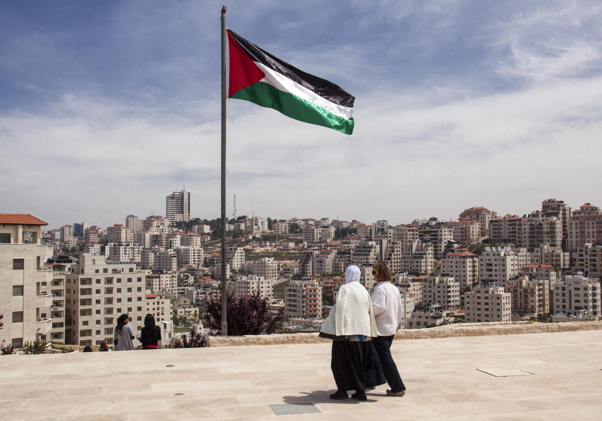Ramallah, the de facto capital of Palestine.