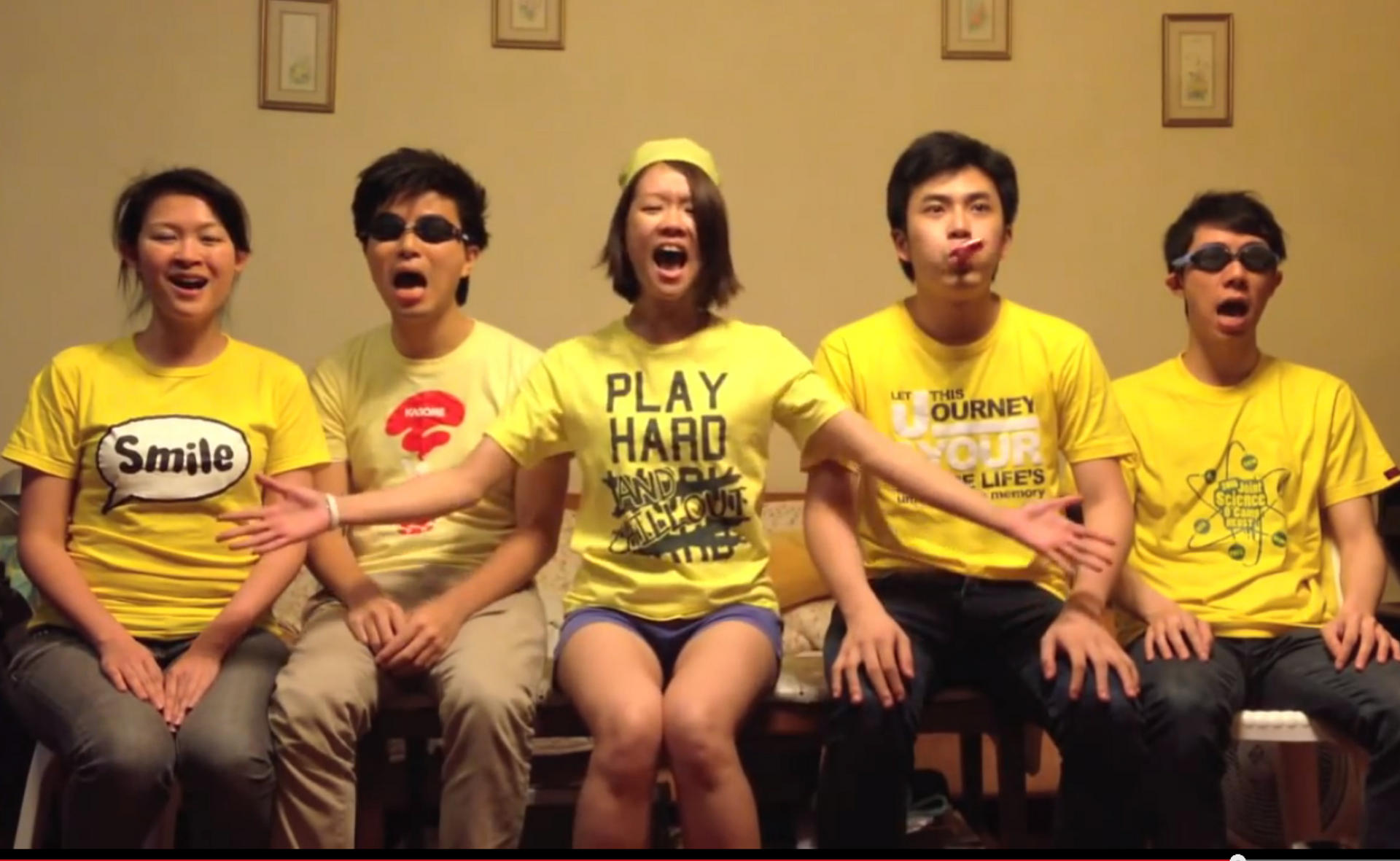 A cappella group Lasagna sing the Banana Song on YouTube.