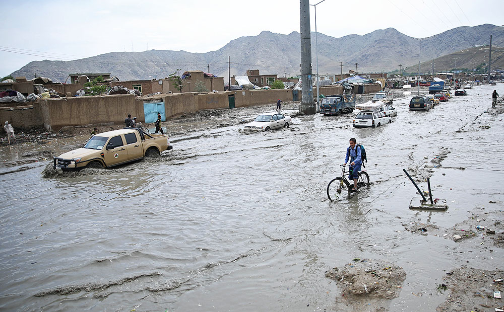 Floods in northern Afghanistan have claimed at least 50 lives. Photo: AP