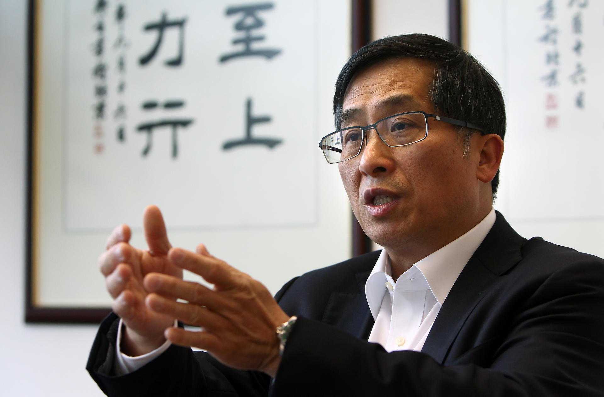 Thomas Ho says the construction industry is facing a serious labour shortage, with a shortfall of more than 10,000 workers at new projects. Photo: Jonathan Wong