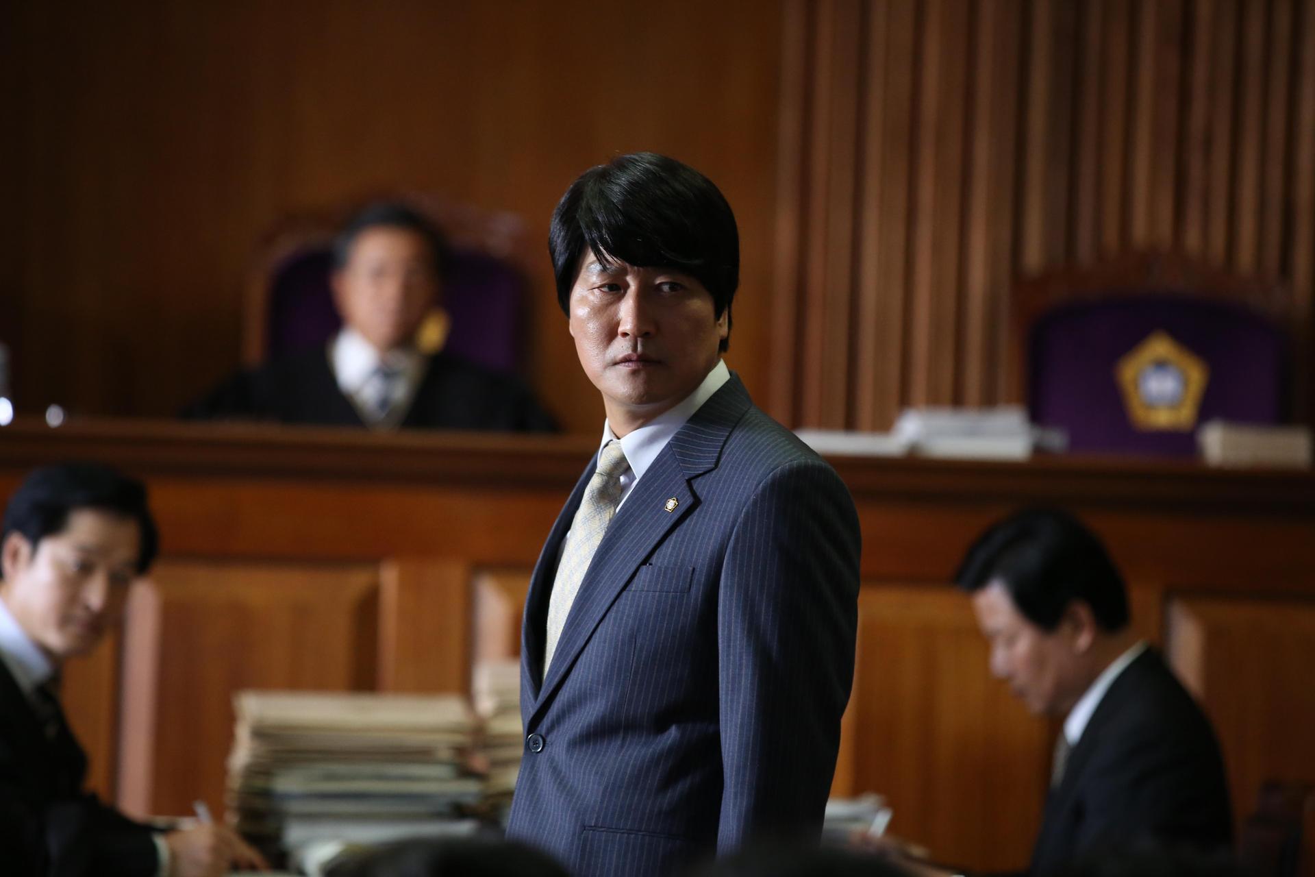 Song Kang-ho in the title role of The Attorney.