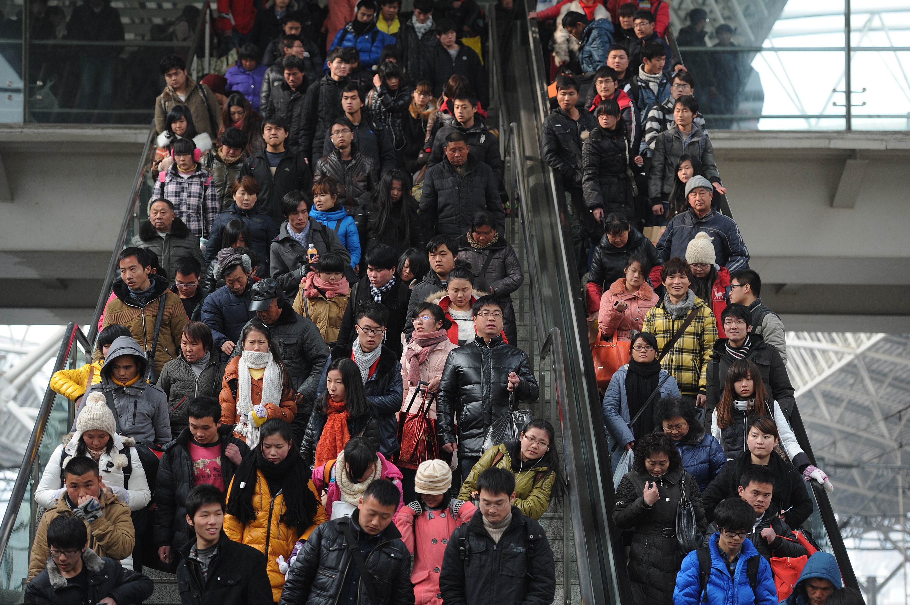 Some 99.5 per cent of China's population of nearly 1.4 billion live under a central socialist authority. Photo: AFP