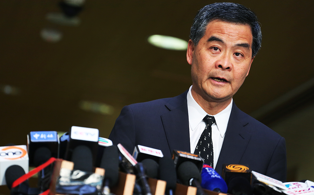 Chief executive Leung Chun-ying revealed in 2006 that he had written a letter on behalf of a farm in Ma Wan complaining about road changes. Photo: Felix Wong 