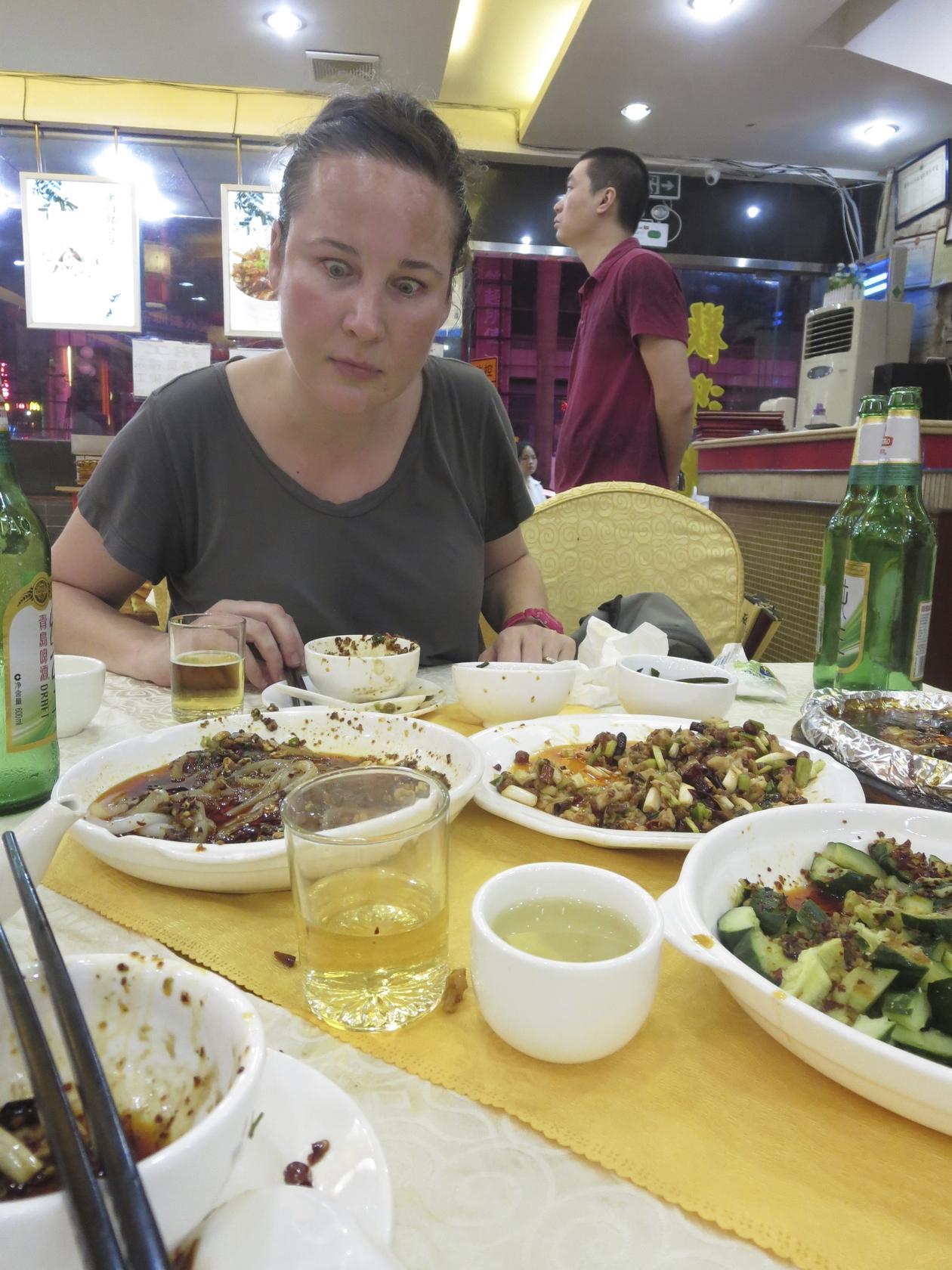 There's no E in China: unlike in "pigs' ears", "fish eyes" and "beer". Photo: Cecilie Gamst Berg