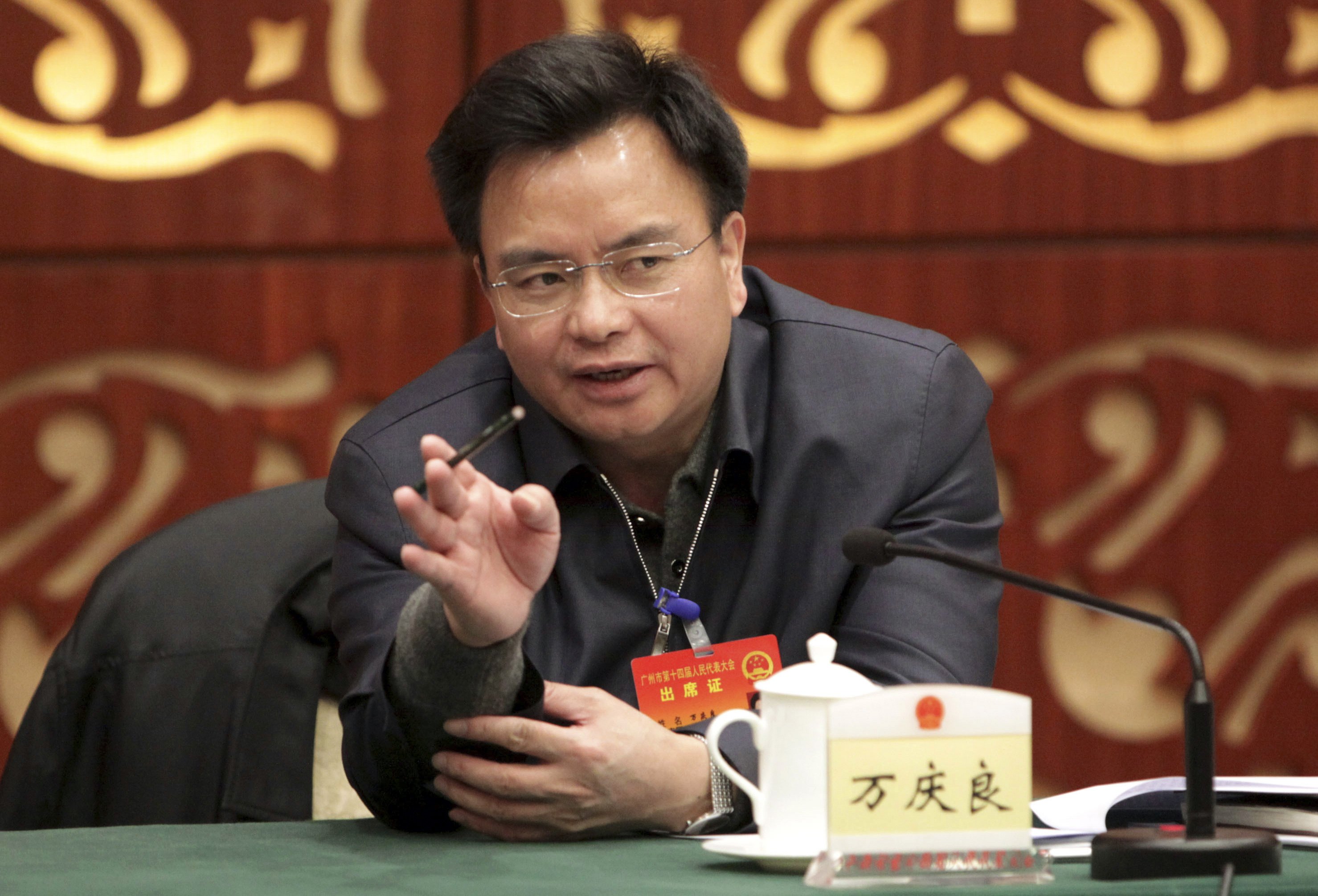 Wan Qingliang has fallen from grace. Photo: Reuters