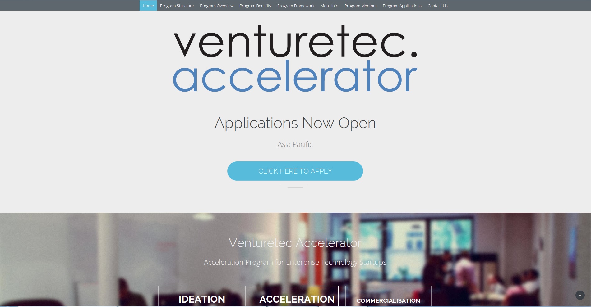 Venturetec is accepting applications to a six-to-12-month programme that will link 12 to 15 start-ups with major corporate partners.