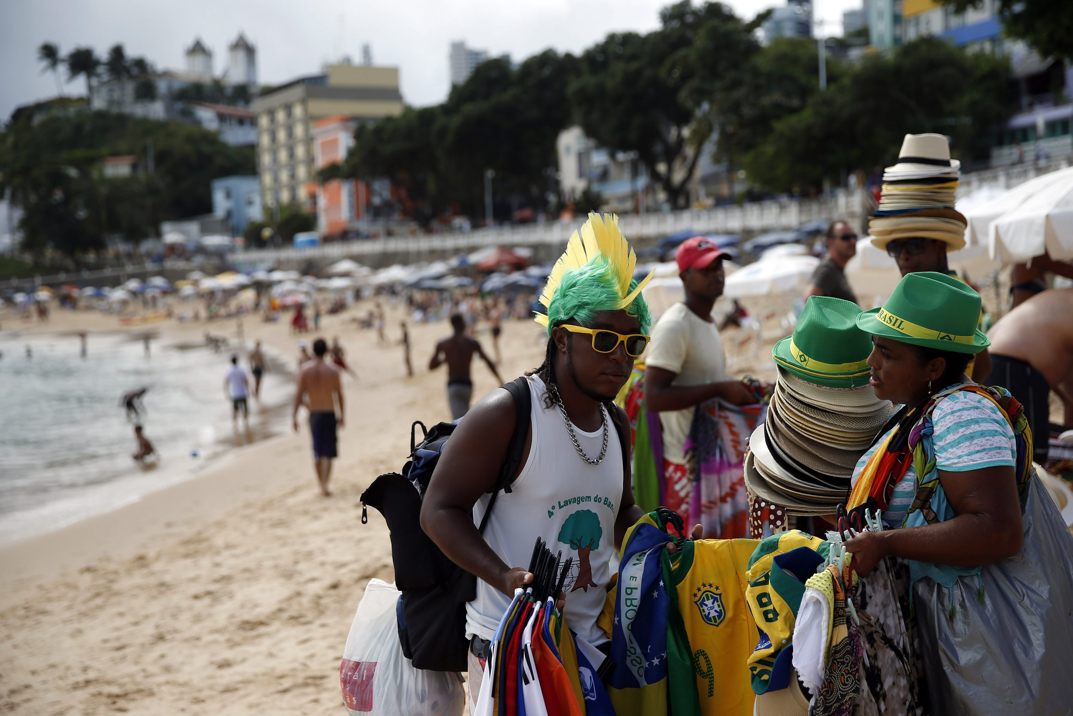 Bahia, in Salvador, is renowned for its beaches. Photo: EPA