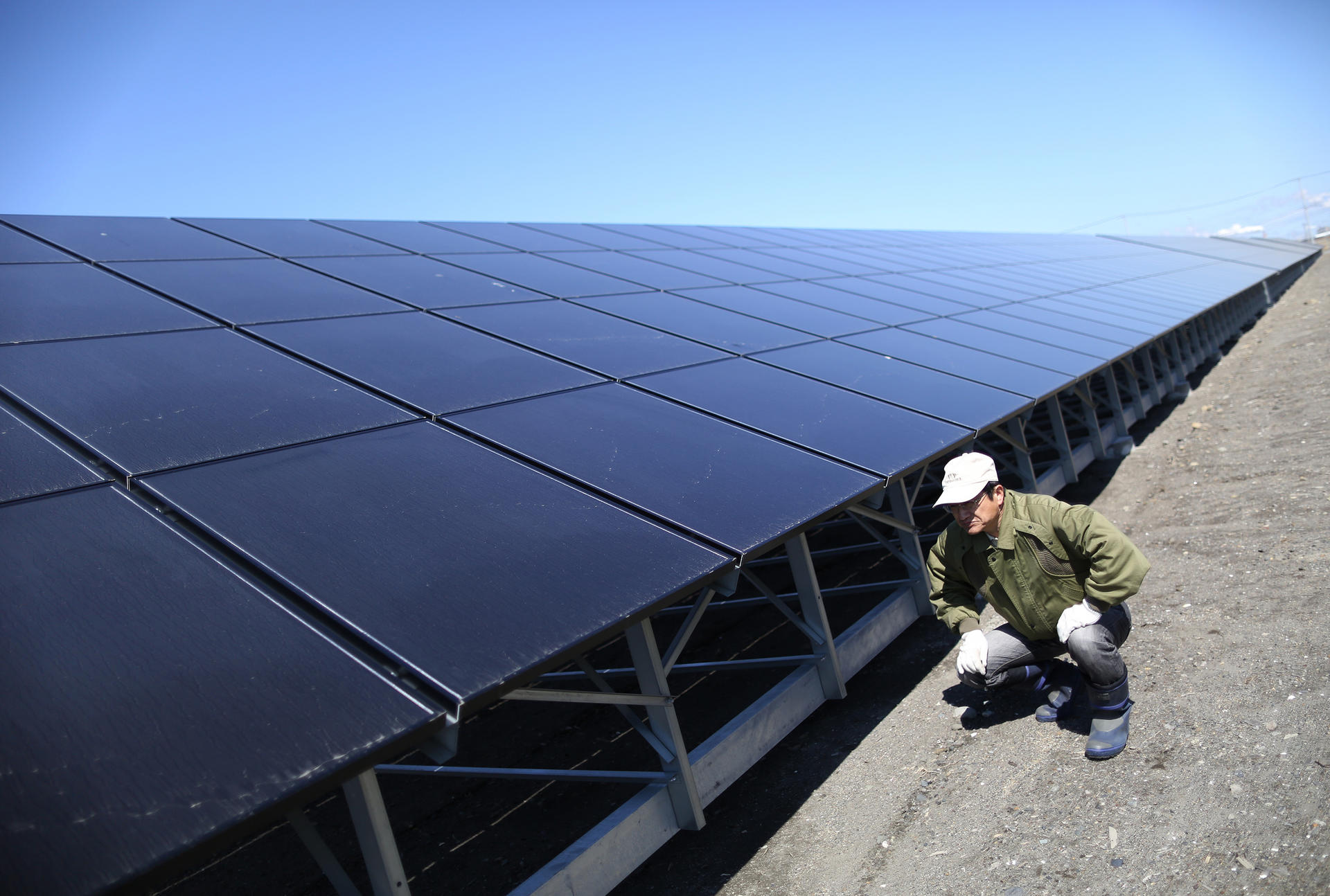 Japan may add the most solar power capacity in the world this year as a two-year-old incentive programme attracted investors including Goldman Sachs. Photo: Bloomberg