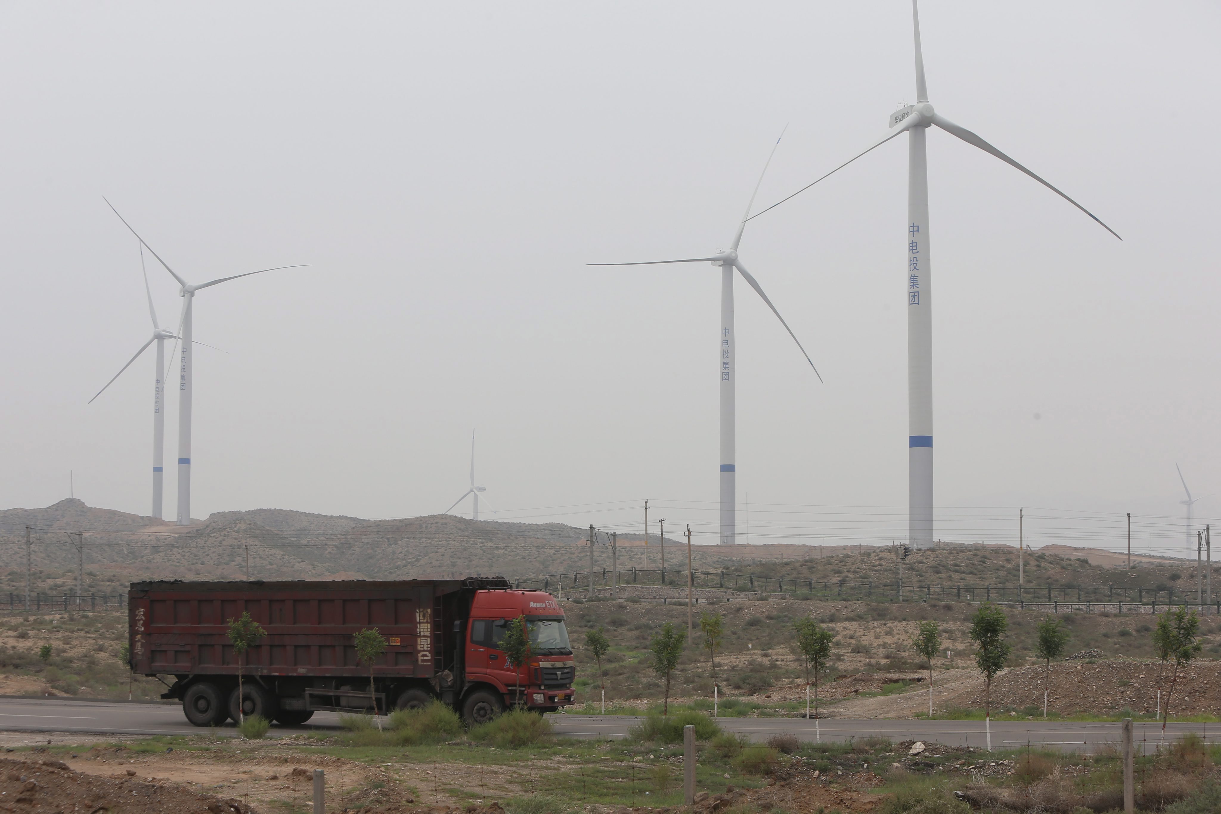Wind turbines in Ningxia, China. China is now the world's largest investor in clean energy. Photo: EPA