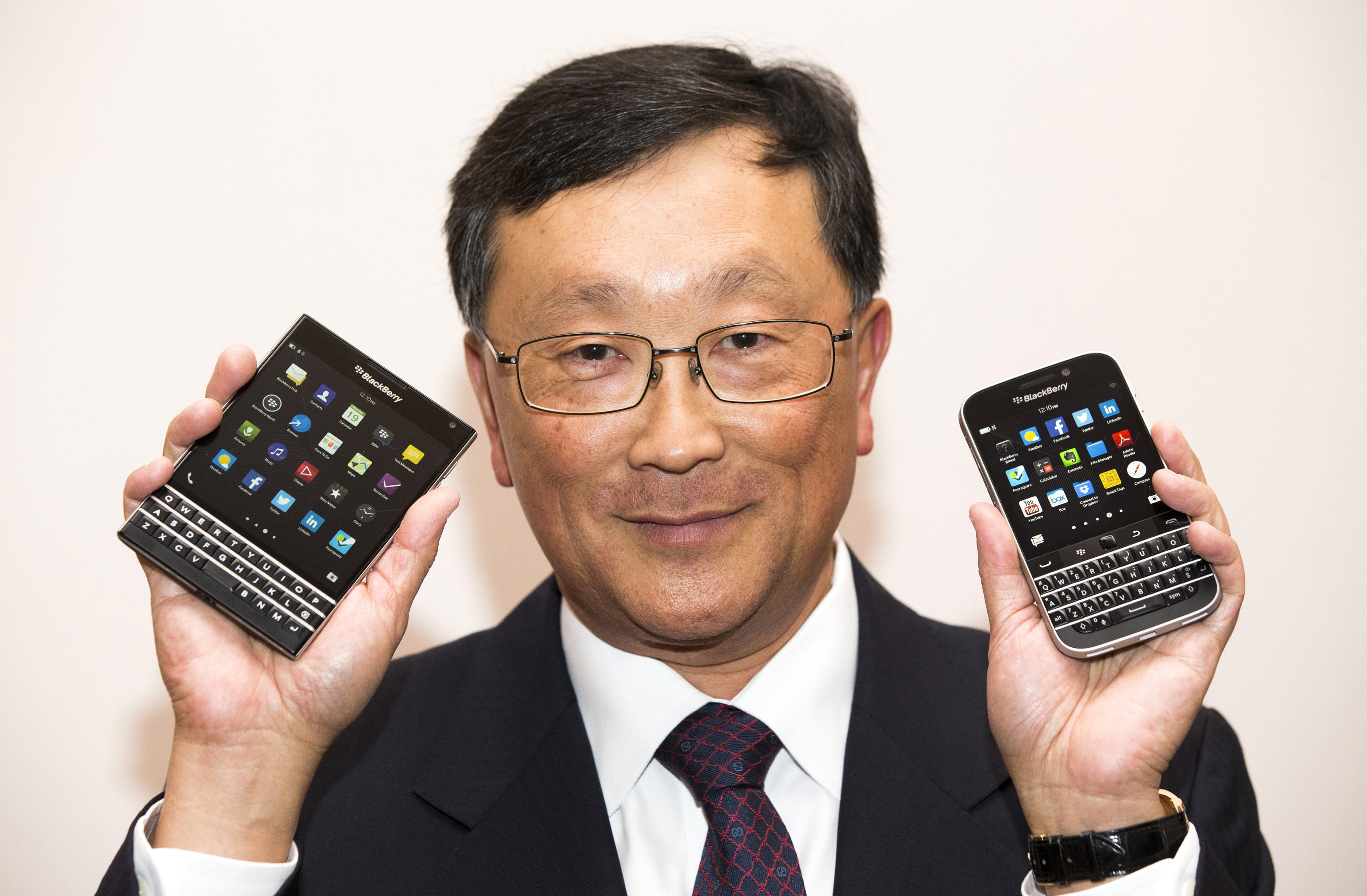 Blackberry chief executive John Chen. Photo: Reuters