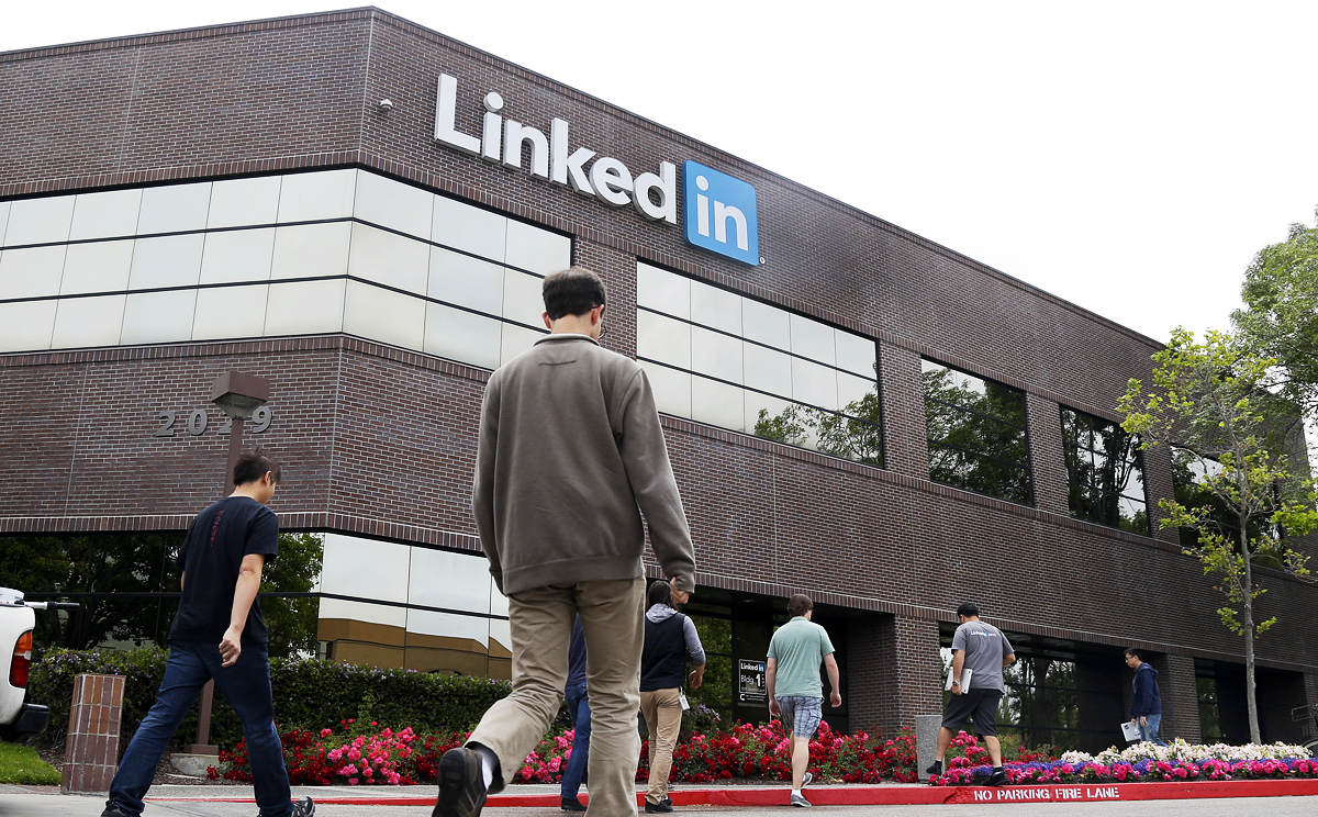 The Labour Department's investigation revealed that LinkedIn, based in Mountain View (above), California, failed to record and compensate workers for all hours worked, violating provisions of the Fair Labor Standards Act. Photo: AP