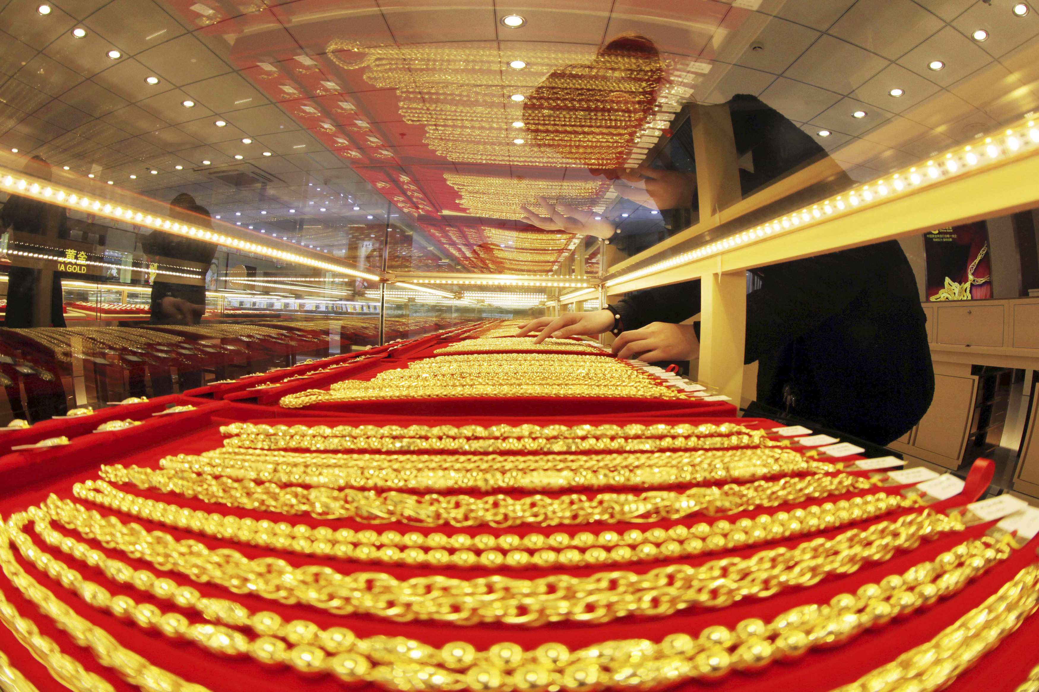 Global jewellery demand declined to 509.6 tonnes in the latest quarter, the least since the final three months of 2012. Photo: Reuters