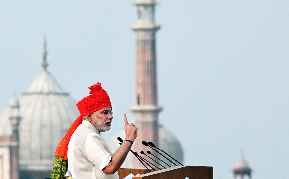 Modi has articulated an explicit economic vision for the first time since Nehru. Photo: Xinhua 