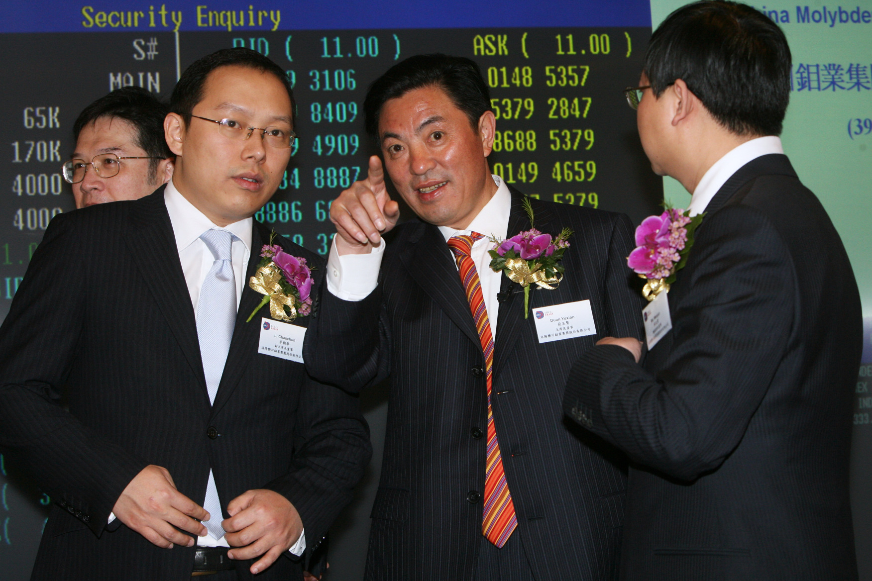 Li Chaochun, chairman of China Molybdenum. Photo: May Tse