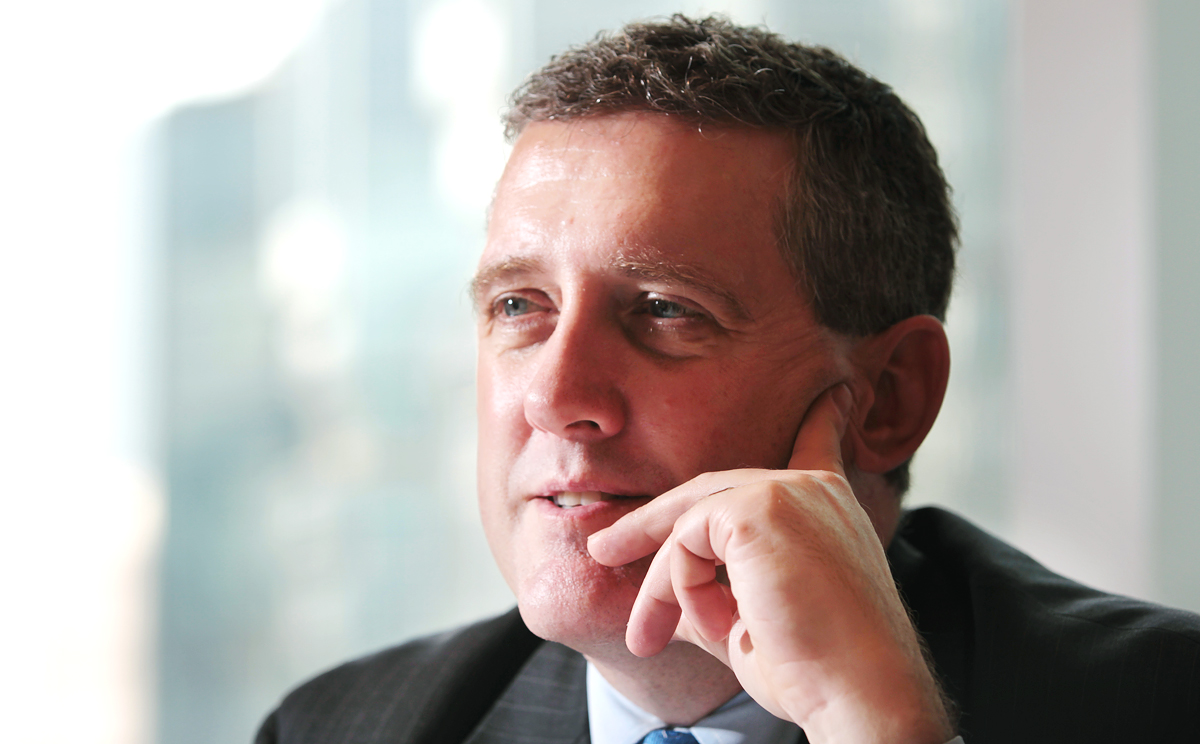 With St Louis Fed president James Bullard saying that markets were probably mistaken if they expected interest rate increases to occur more slowly than policymakers forecast, money managers such as BlackRock have called on regulators to forestall a potential liquidity crisis. Photo: Thomas Yau