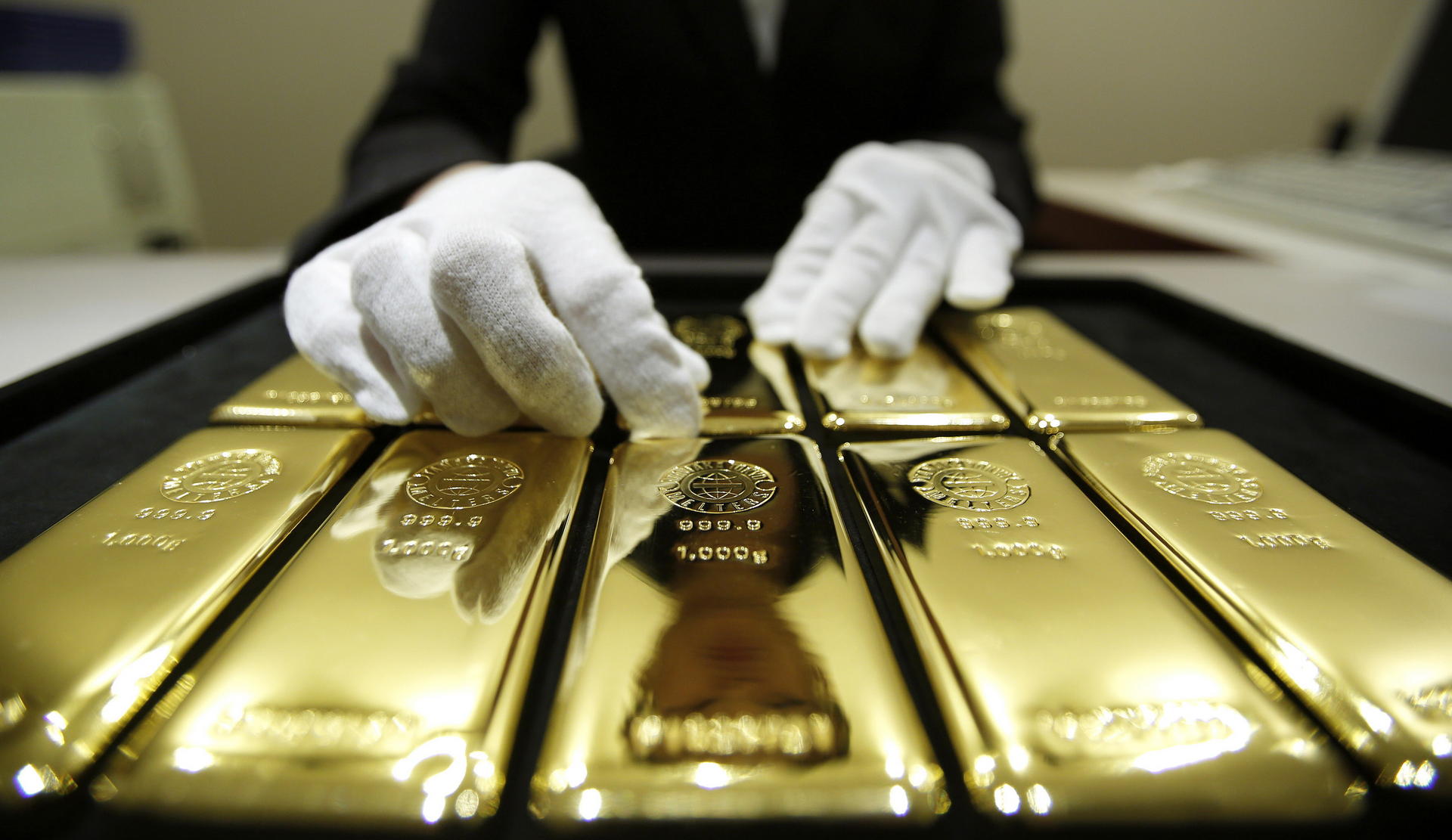 Gold is not considered an attractive investment during periods of sustainable economic growth, with prices falling. Photo: Bloomberg