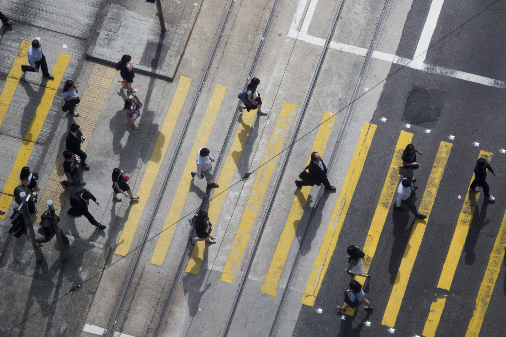 Divisions in society could undermine Hong Kong's growth and even lead to instability. Photo: Bloomberg