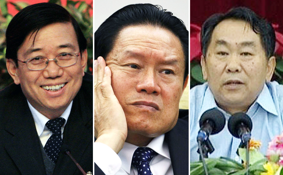 Many officials like former Sichuan deputy party chief Li Chuncheng (left) and former Sichuan vice-governor Guo Yongxiang (right) linked to Zhou Yongkang. Photos: AFP, Reuters, SCMP