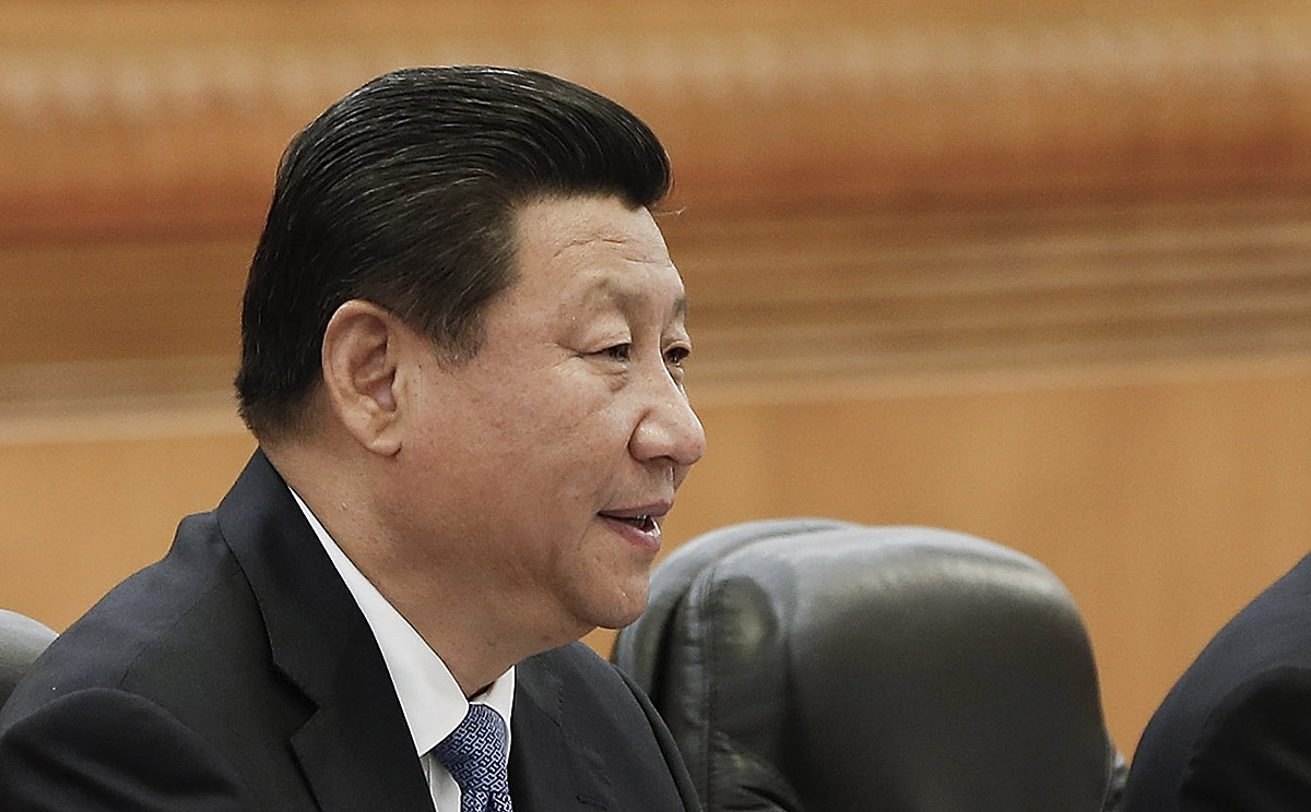 China's President Xi Jinping pictured at the Great Hall of the People in Beijing on Tuesday. Photo: AP