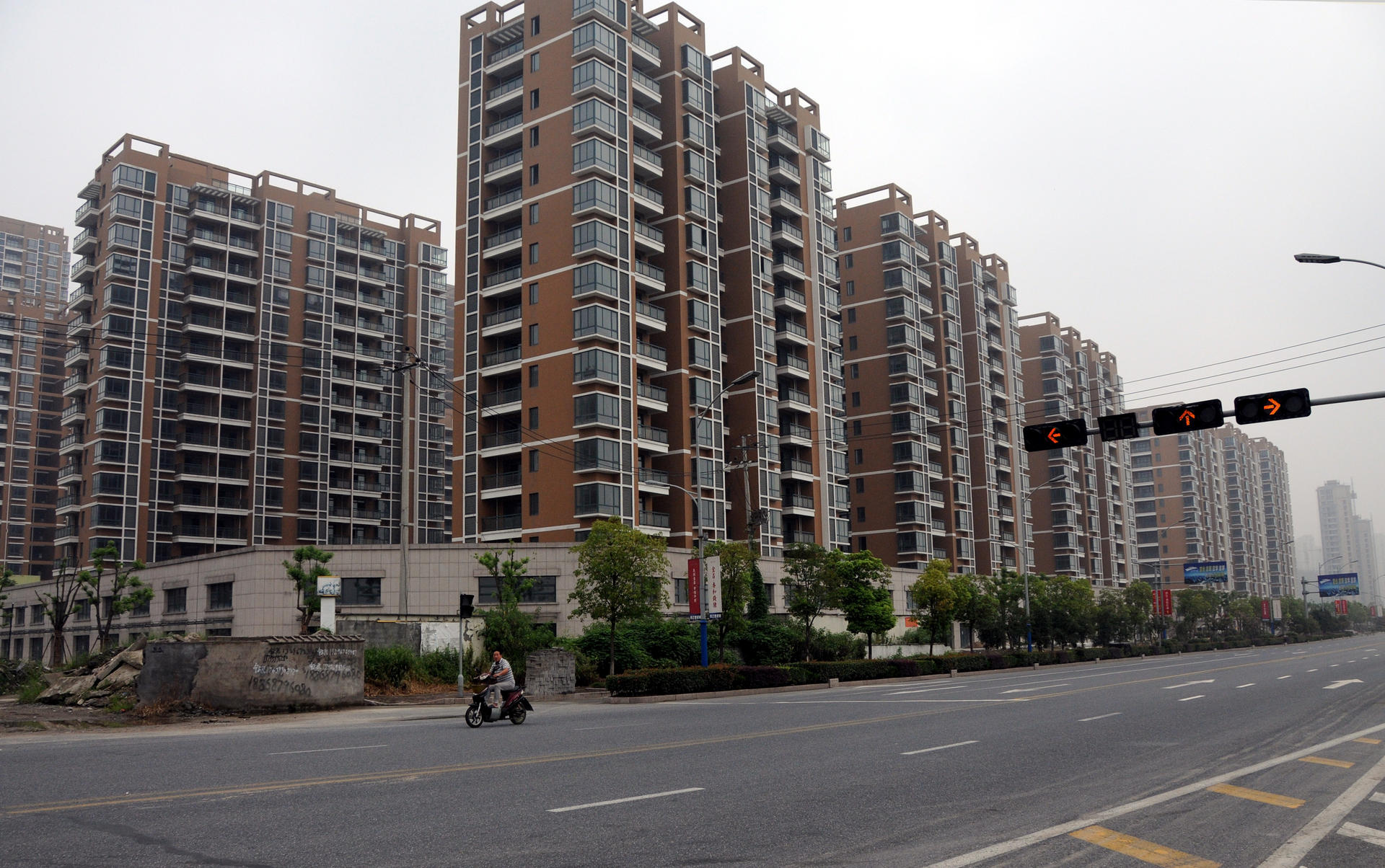 Empty residential units in Hangzhou, Zhejiang province. Photo: Xinhua