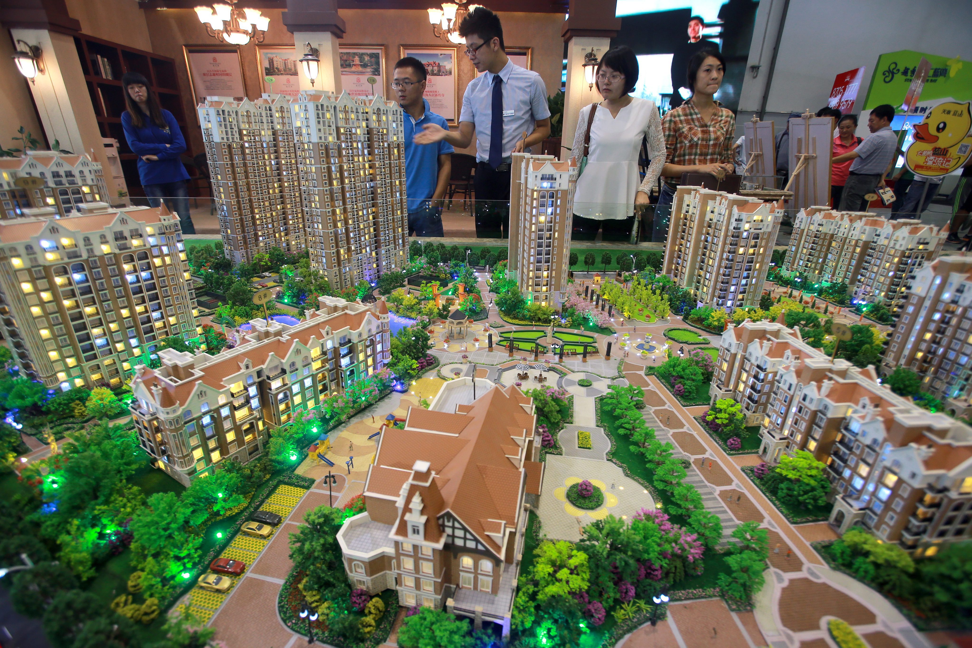 New World China posted a 15 per cent jump in property sales volume in the year to June. Photo: EPA