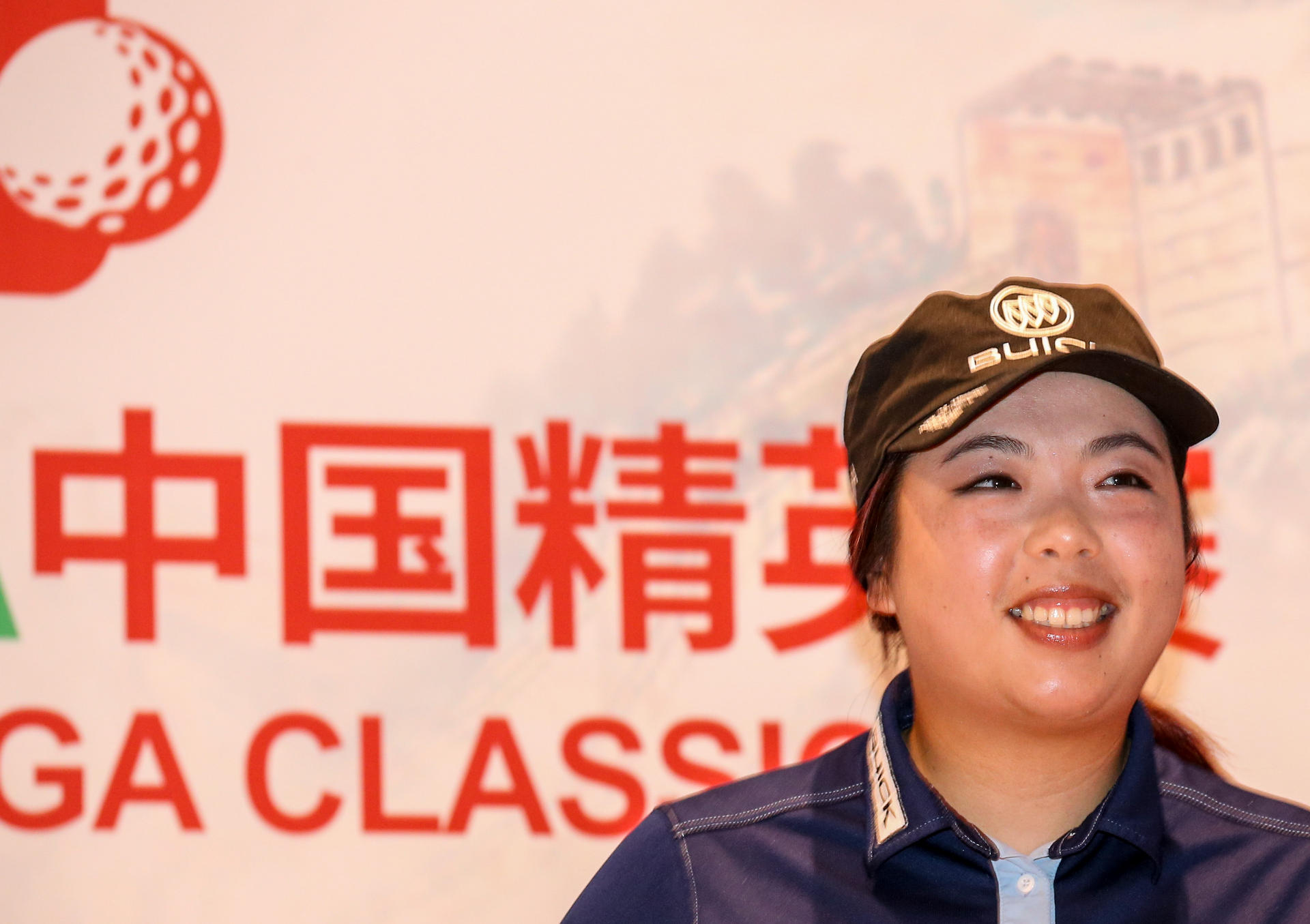 Feng Shanshan will be aiming to make it two wins from two at the Reignwood LPGA Classic at pine Valley Golf Club this week. Photo: Xinhua