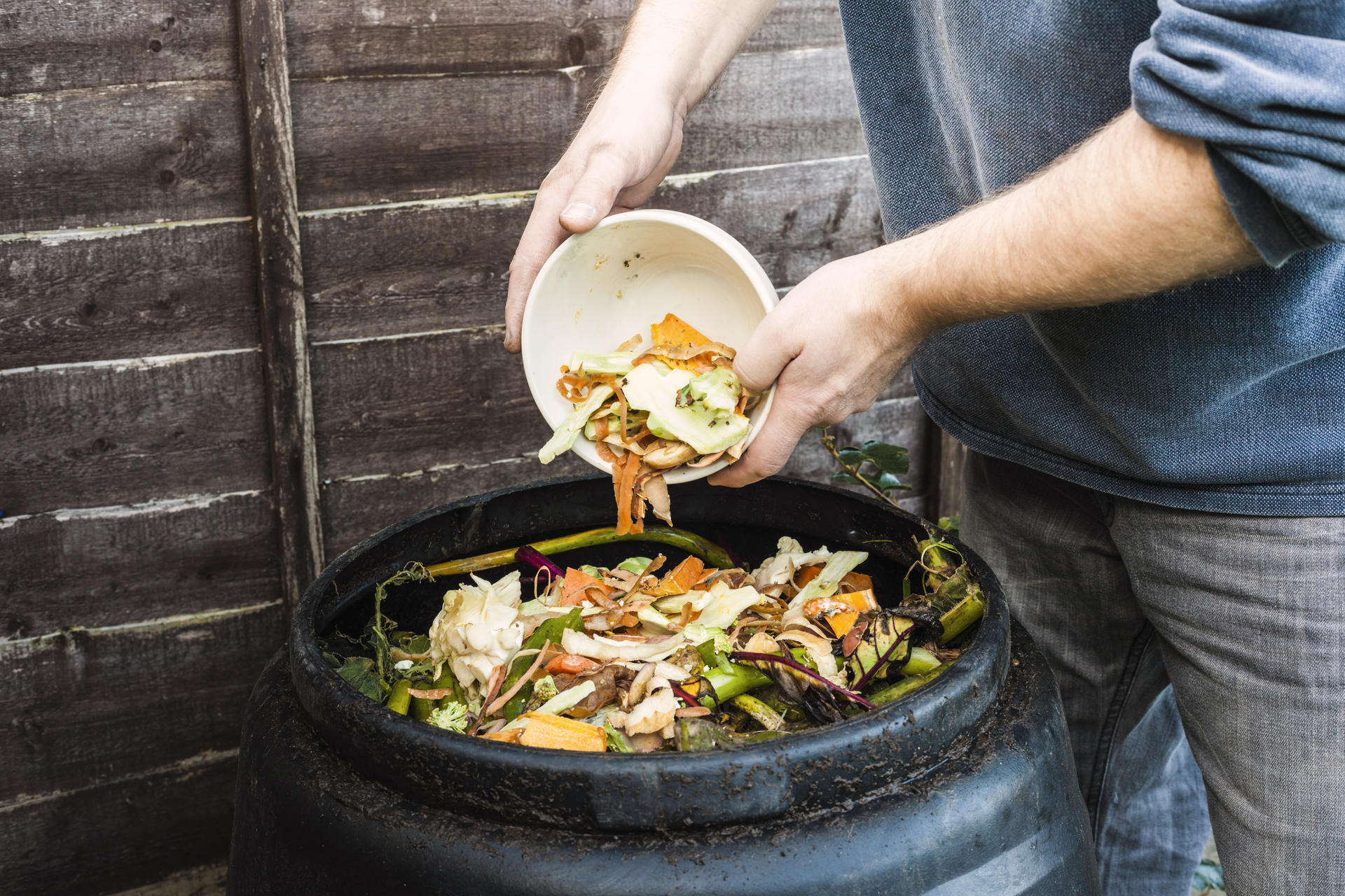 Compost bins can help ease the city's waste problem. Photo: Corbis