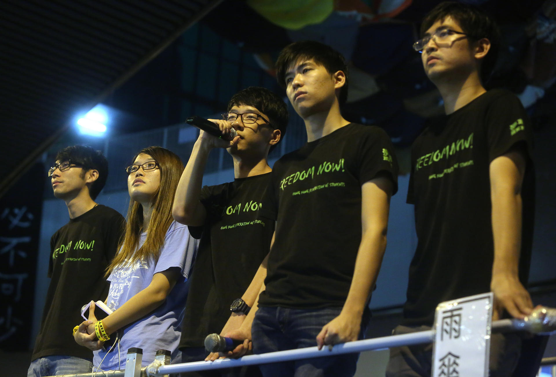 Members of the Hong Kong Federation of Students have been in the spotlight during the Occupy protests. Photo: Sam Tsang