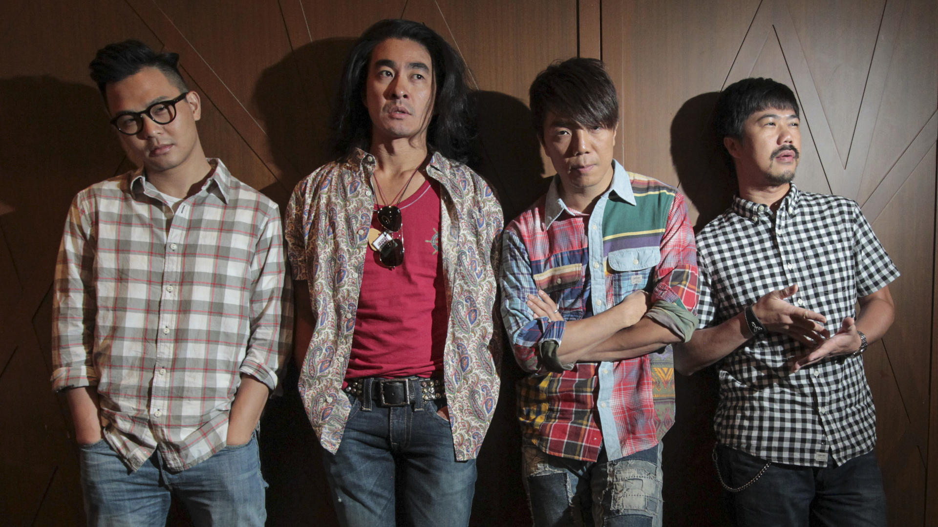 Bouncing back: (from left) Mau Hou-cheong, Clement Fung Ting-ching, Lee Siu-wai and Lai Man-wang. Photo: Bruce Yan