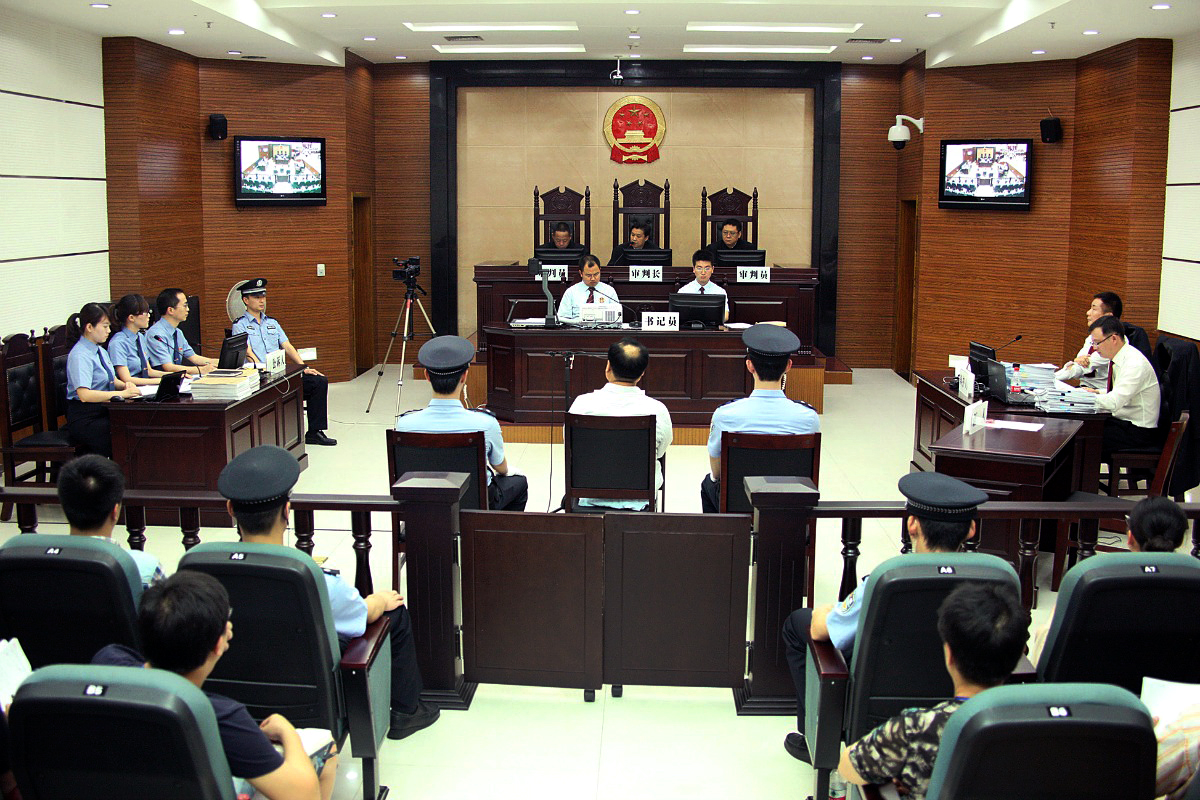 Hunan province will launch a new trial of a sex tape extortion case that allegedly targeted eight officials. Photo: Xinhua