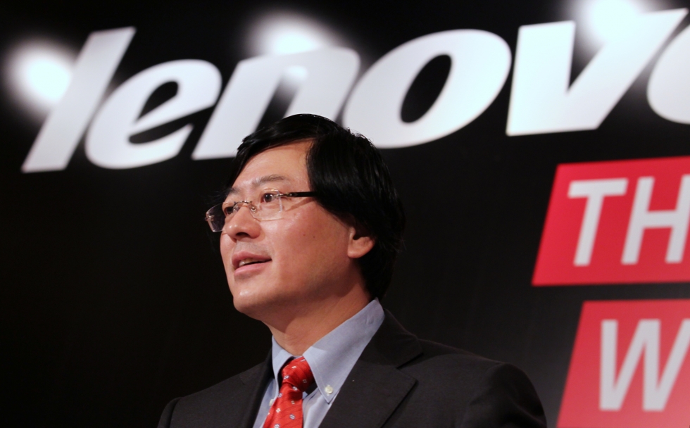 Lenovo's CEO Yang Yuanqing. Photo: Nora Tam