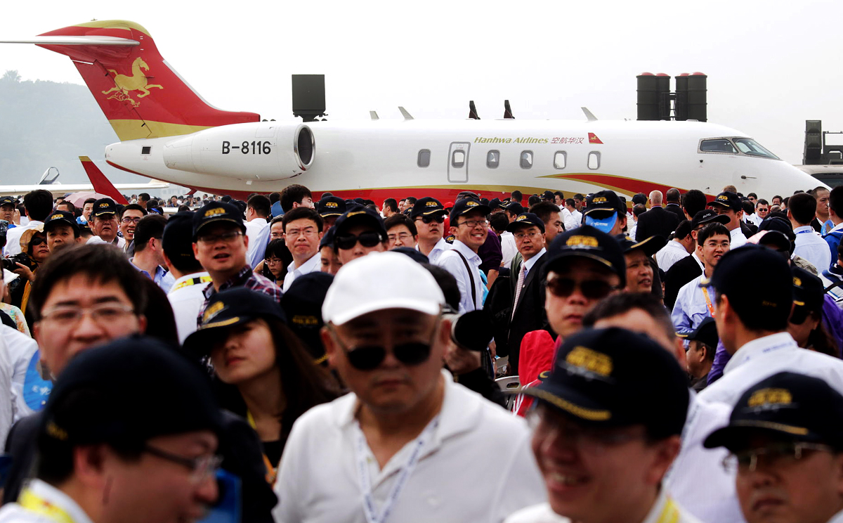 Business soared at the Zhuhai Airshow as the mainland sets it sights on becoming a major international aviation player. Photo: Dickson Lee