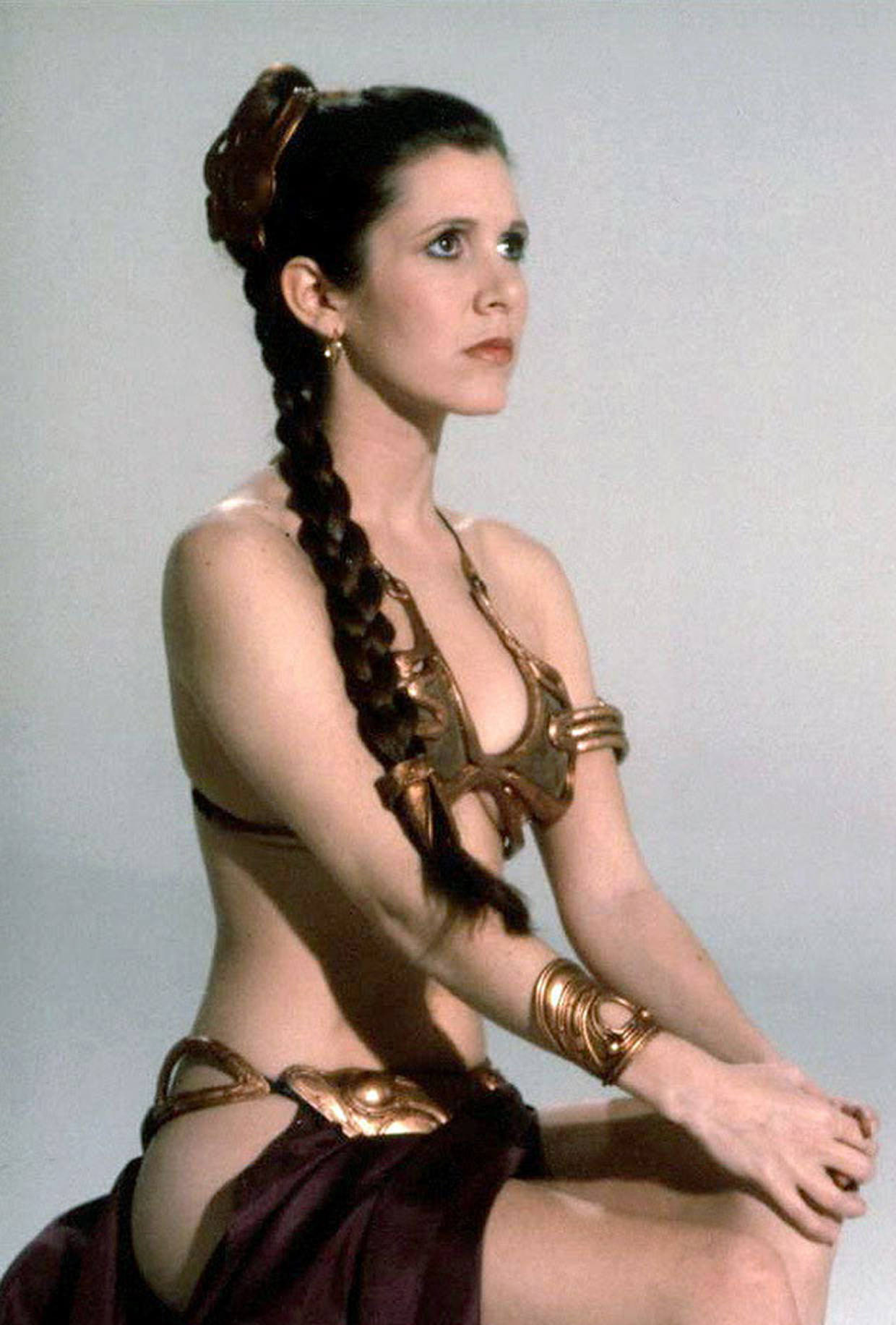 Carrie Fisher played Princess Leia in the early Star Wars films.
