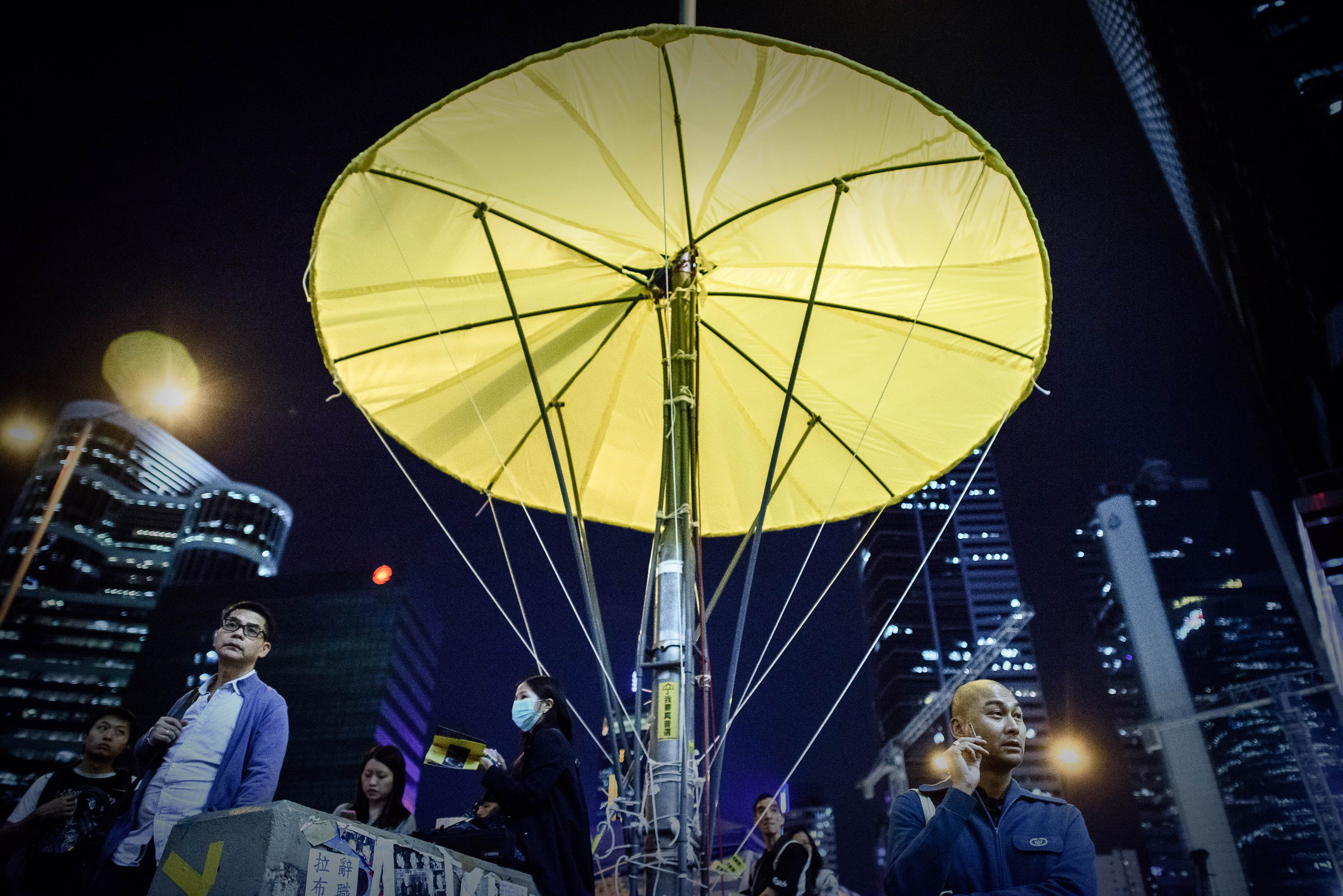 Many in Hong Kong now realise a rich life doesn't always mean making more money. They might leave the streets, but they will never leave the idea of democracy. Photo: AFP