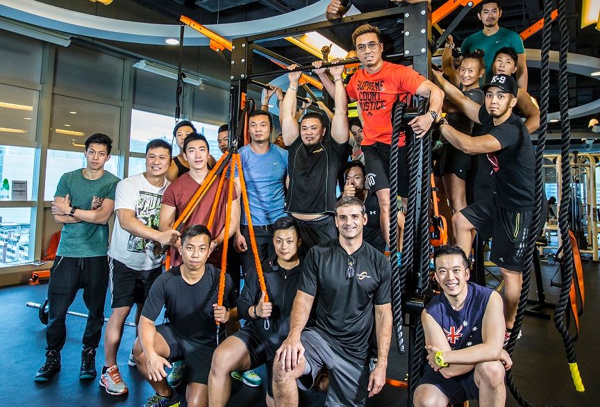 Purmotion™ founder Jorge Bonnet with California Fitness Hong Kong trainers