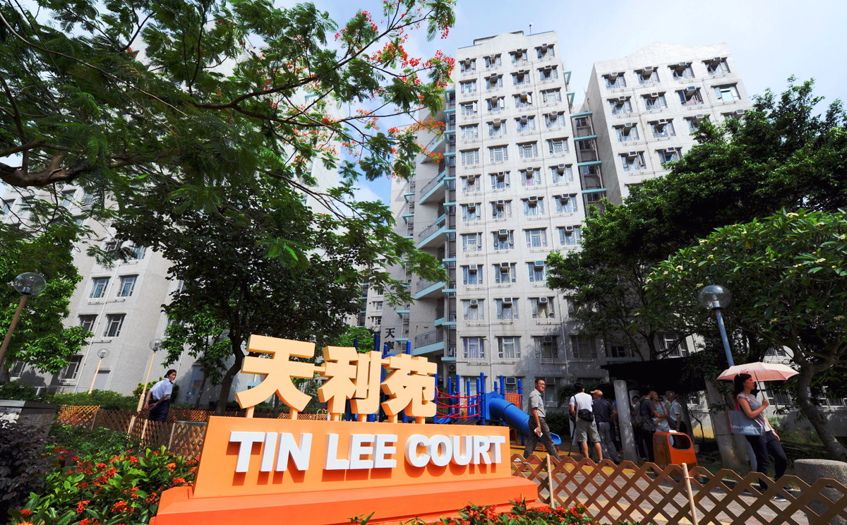 Tin Lee Court in Tai O. Photo: Bruce Yan