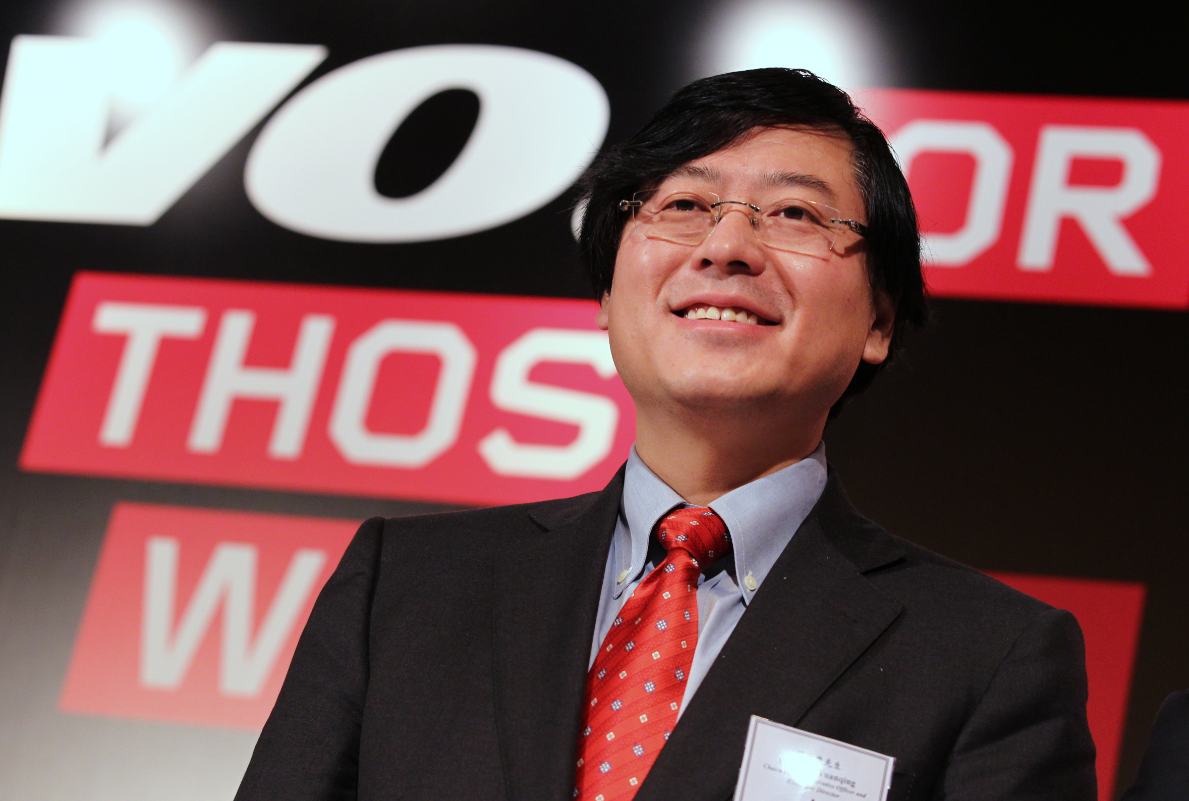 Yang Yuanqing, Chief Executive Officer of Lenovo. Photo: Nora Tam